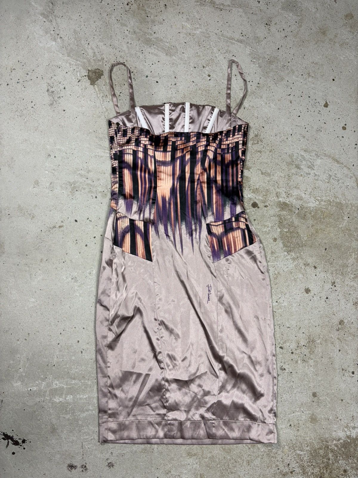 Just Cavalli Vintage Just Cavalli Roberto Corset Champagne Dress Size M / US 6-8 / IT 42-44 - 2 Thumbnail