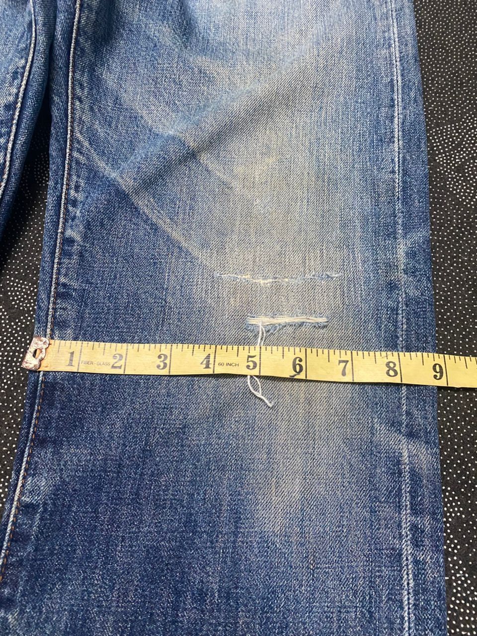 Levi's VINTAGE LEVIS 502 REDLINE SELVEGDE DISTRESSED DENIM Size US 30 / EU 46 - 5 Thumbnail