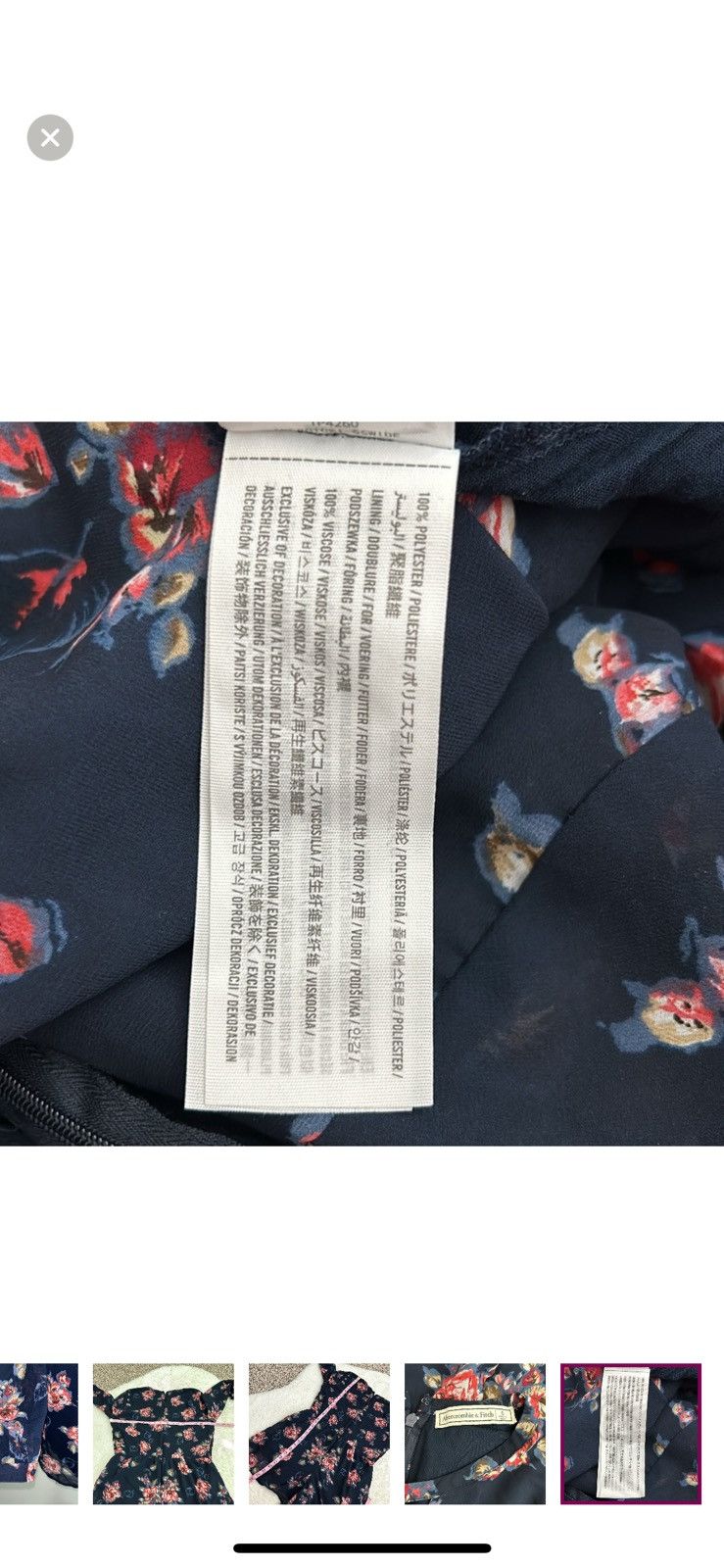 Abercrombie & Fitch Abercrombie & fitch floral romper size 6 Size 28" / US 6 / IT 42 - 6 Thumbnail