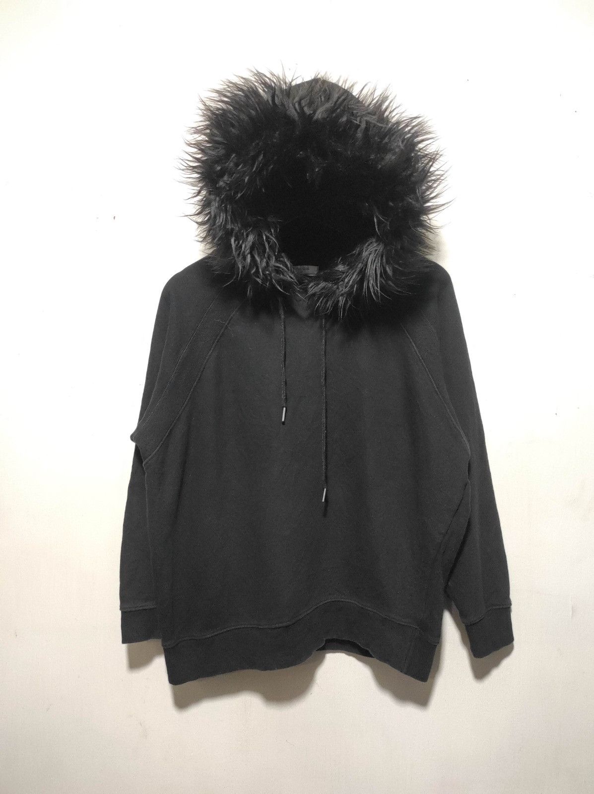 Japanese Brand Crystal black fur hoodie ifsix LGB style Size US S / EU 44-46 / 1 - 2 Thumbnail
