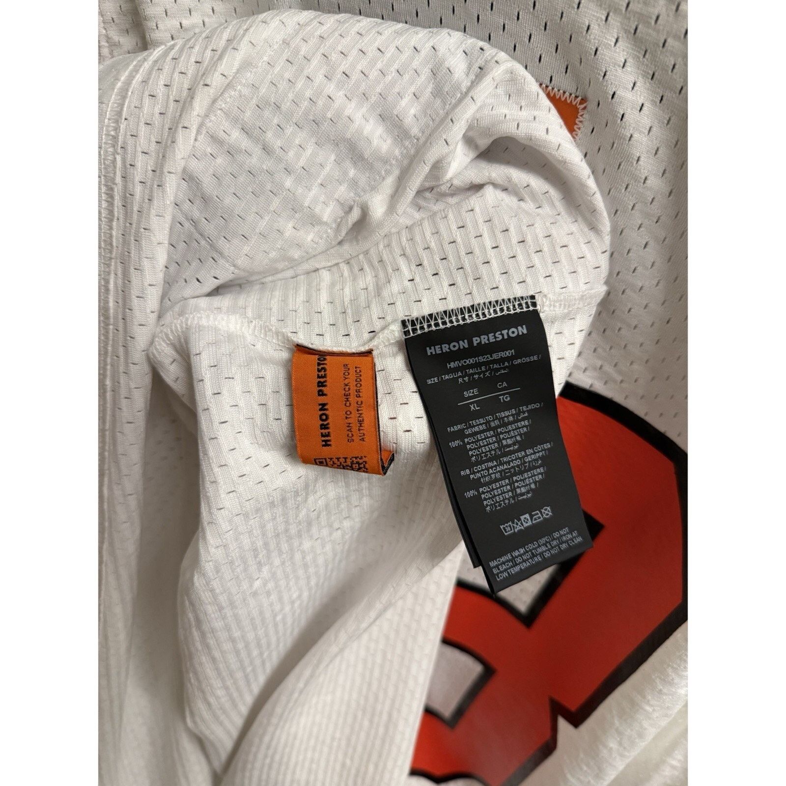Heron Preston Heron State Preston Basketball Jersey #23 Size US XL / EU 56 / 4 - 4 Thumbnail