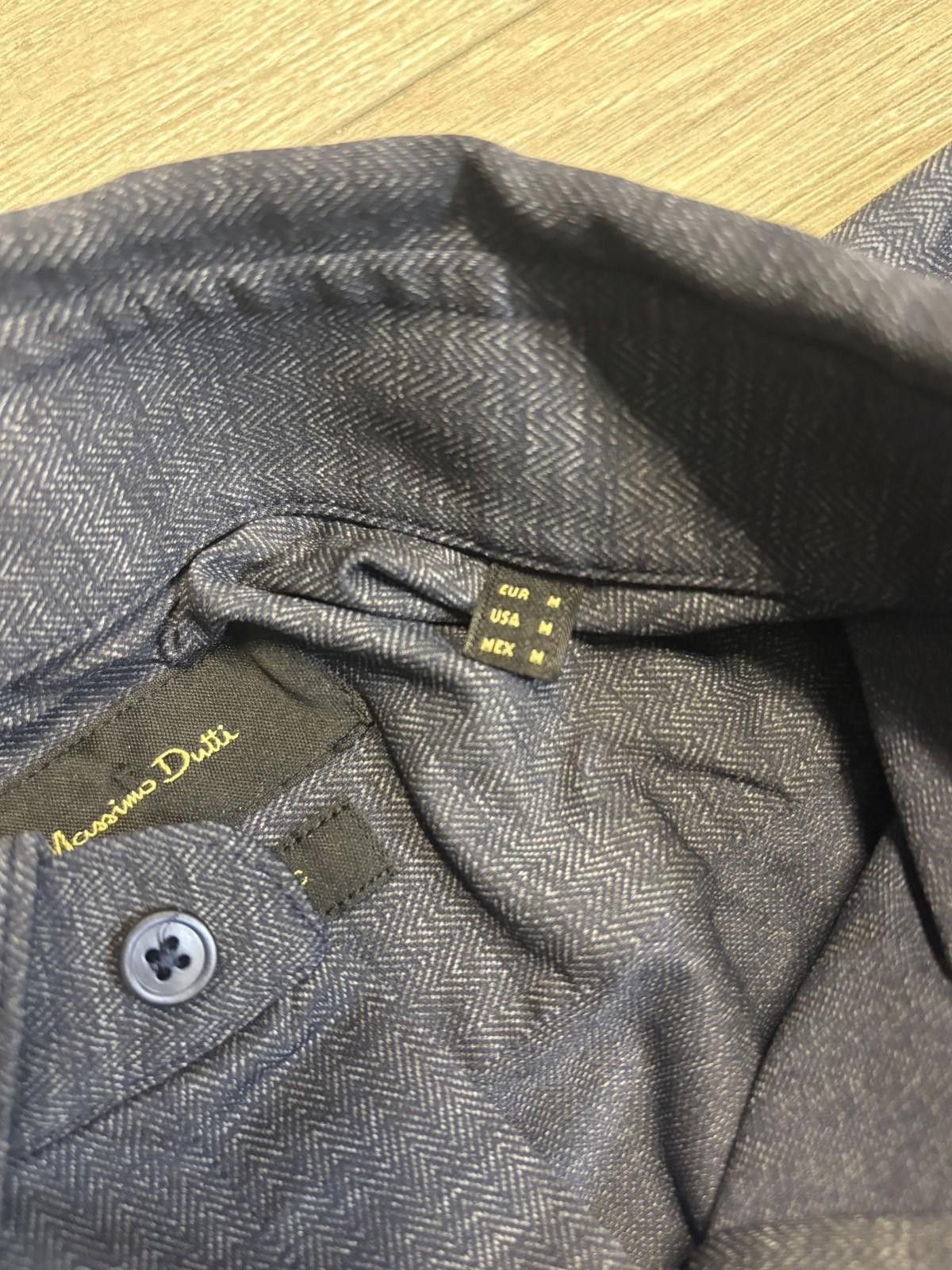 Massimo Dutti MASSIMO DUTTI Blue Button Up Shirt Mens•M Italian Fabric Size US M / EU 48-50 / 2 - 6 Thumbnail