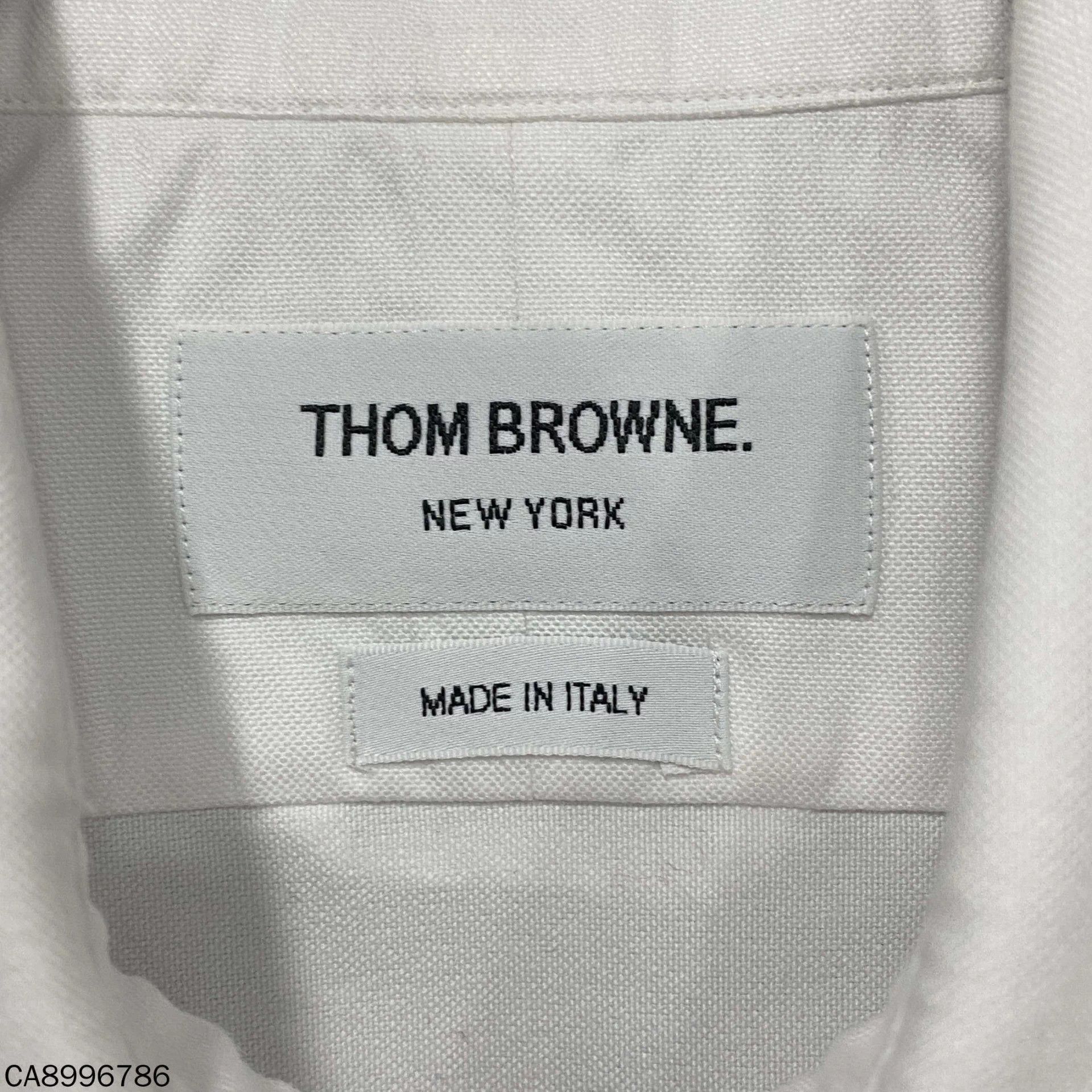 Thom Browne Thom Browne short-sleeve zip front color block shirt 2 Size US M / EU 48-50 / 2 - 4 Thumbnail
