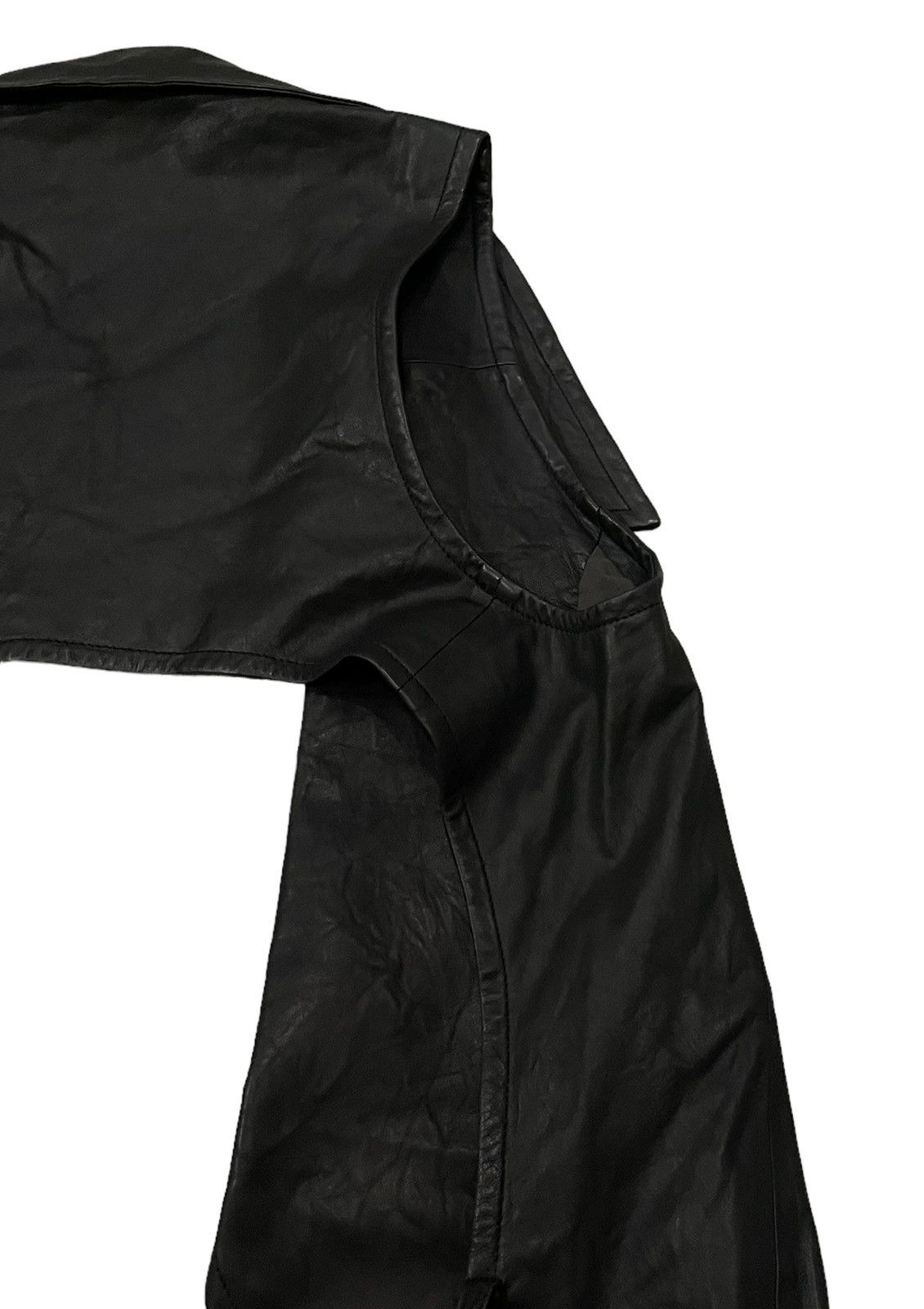 Limi Feu Limi Feu Yohji Yamamoto Punk Belted Leather Jacket Size S / US 4 / IT 40 - 9 Thumbnail