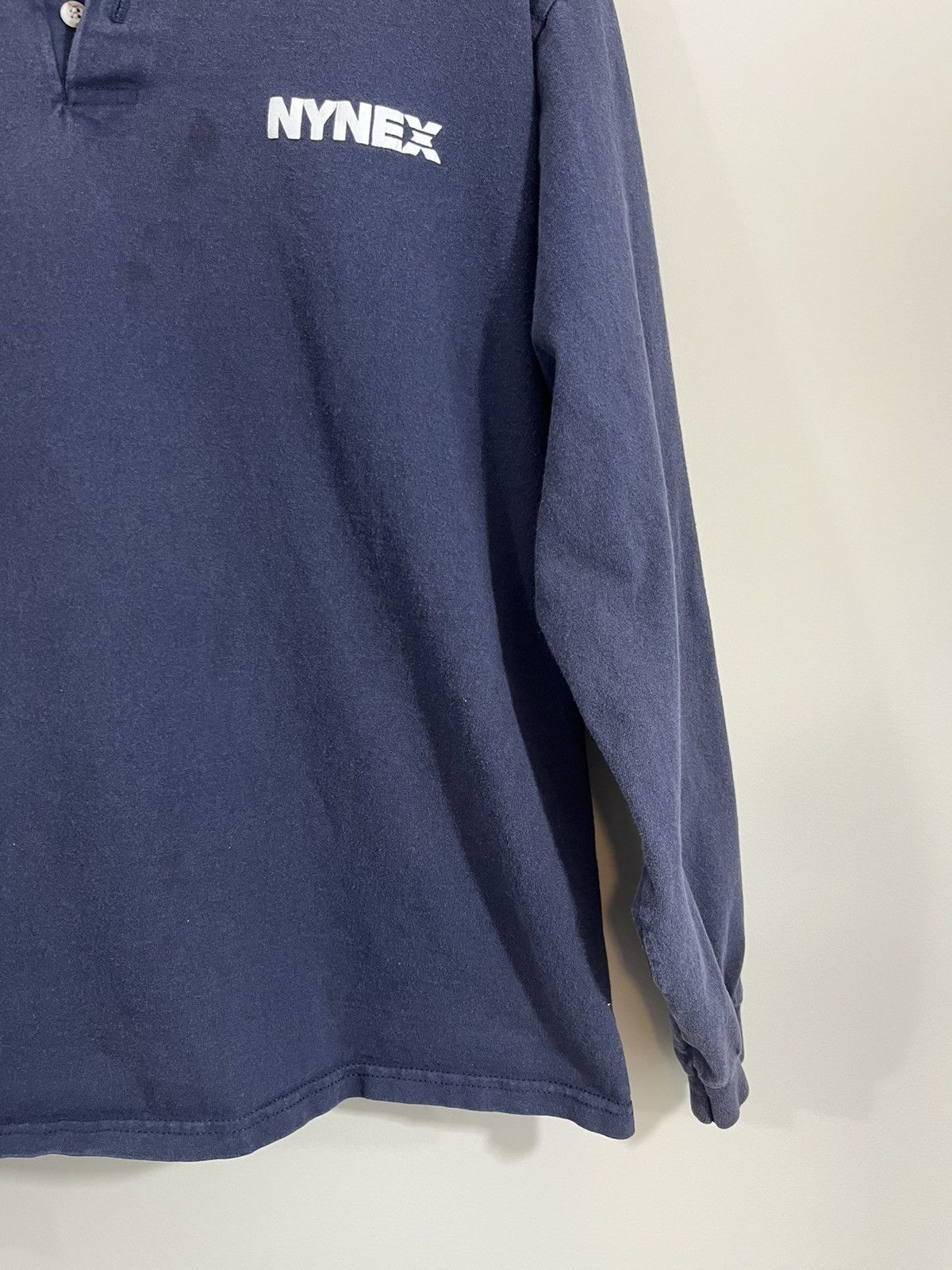Vintage Vintage 90s Distressed Henley Shirt Size US L / EU 52-54 / 3 - 4 Thumbnail