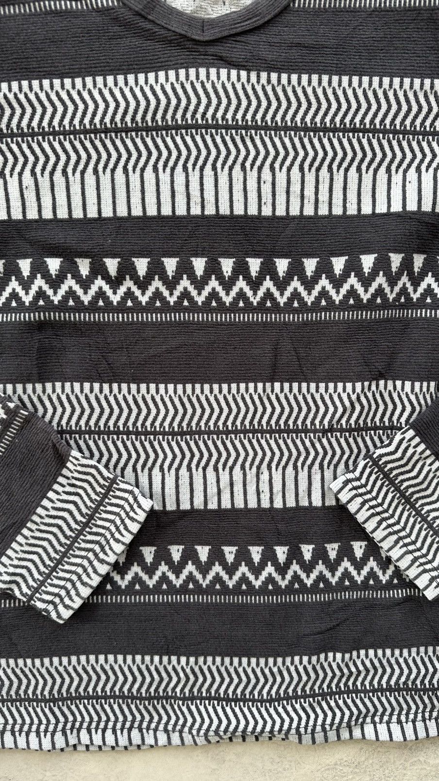 In The Attic IN THE ATTIC PATTERN ZIGZAG LS TEE Size US M / EU 48-50 / 2 - 2 Thumbnail