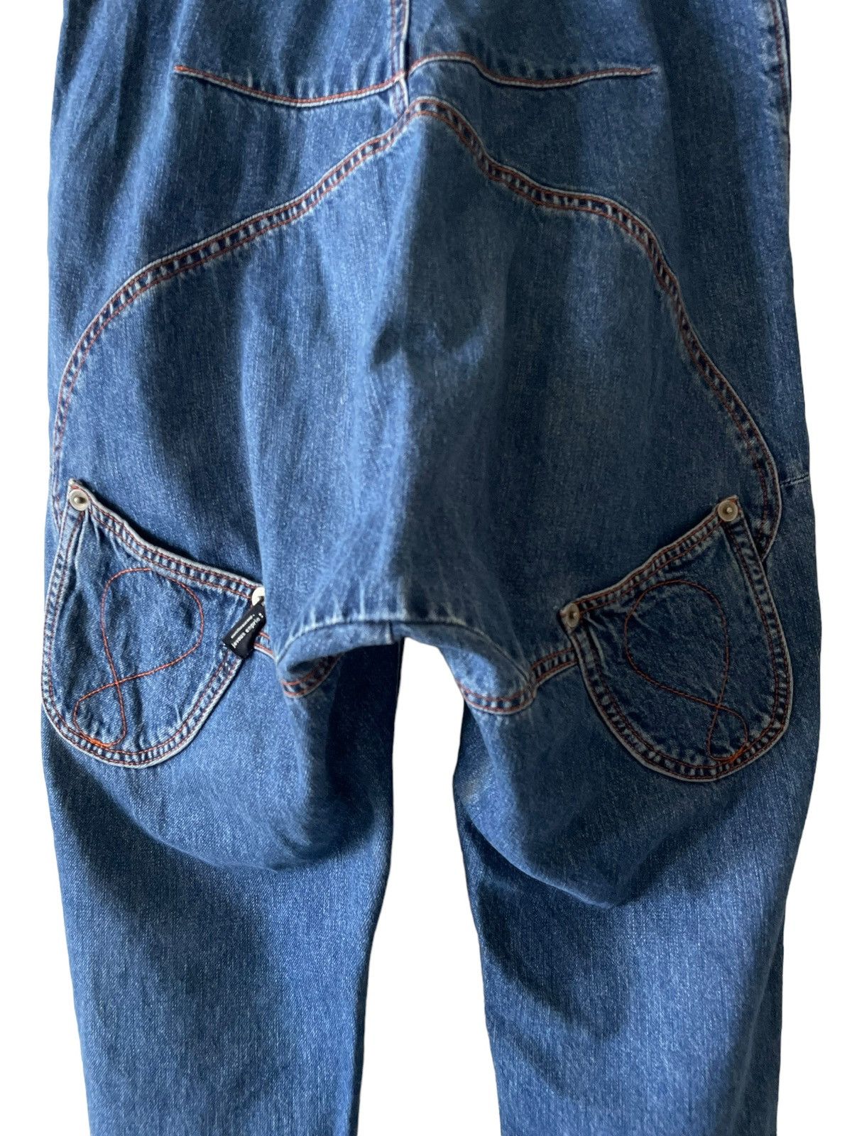 If Six Was Nine × Japanese Brand × Vintage Issey Miyake Merci beaucoup Jeans Size US 29 - 3 Thumbnail