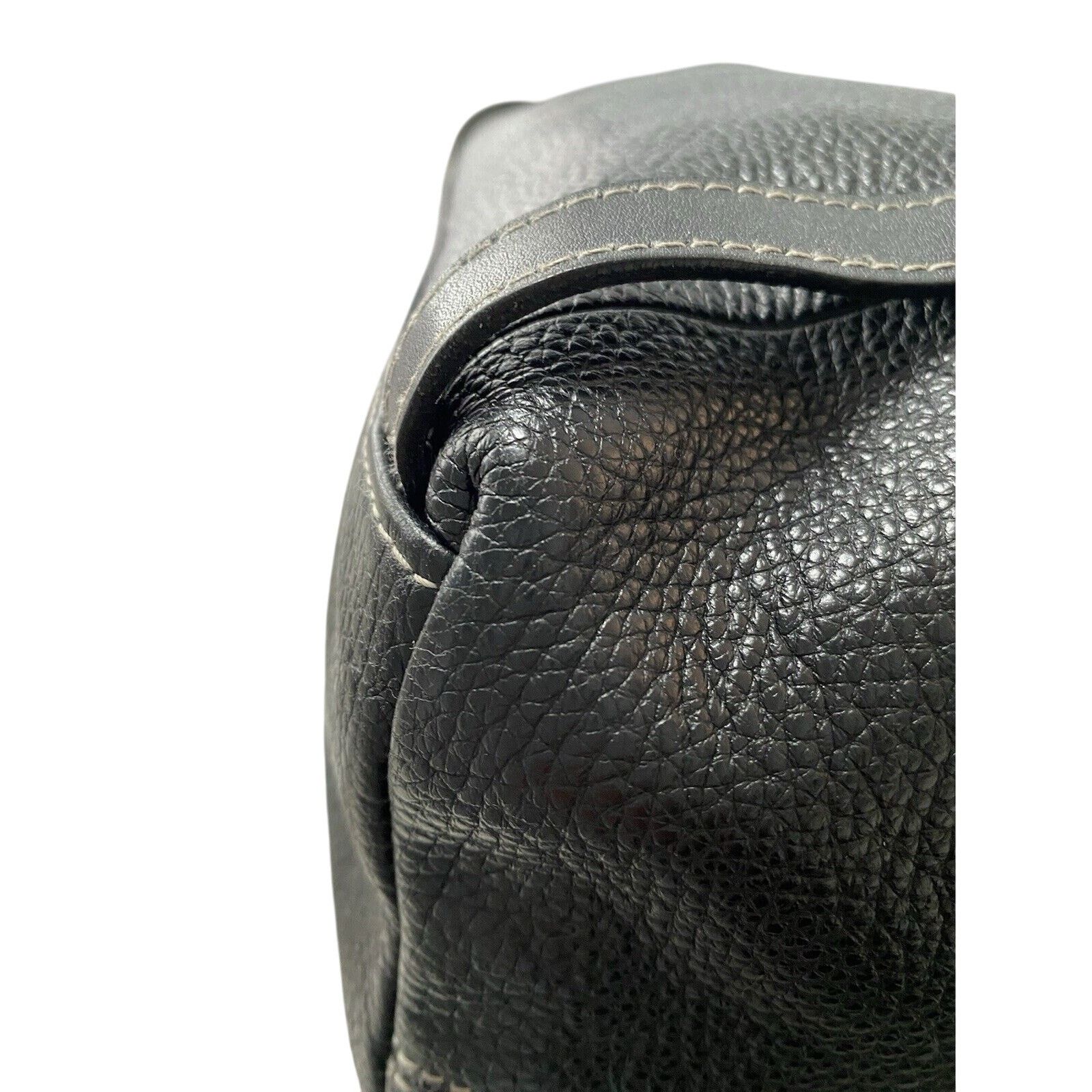 Furla Furla Soft Pebble Double Handle Black Hobo Bag Size ONE SIZE - 19 Thumbnail