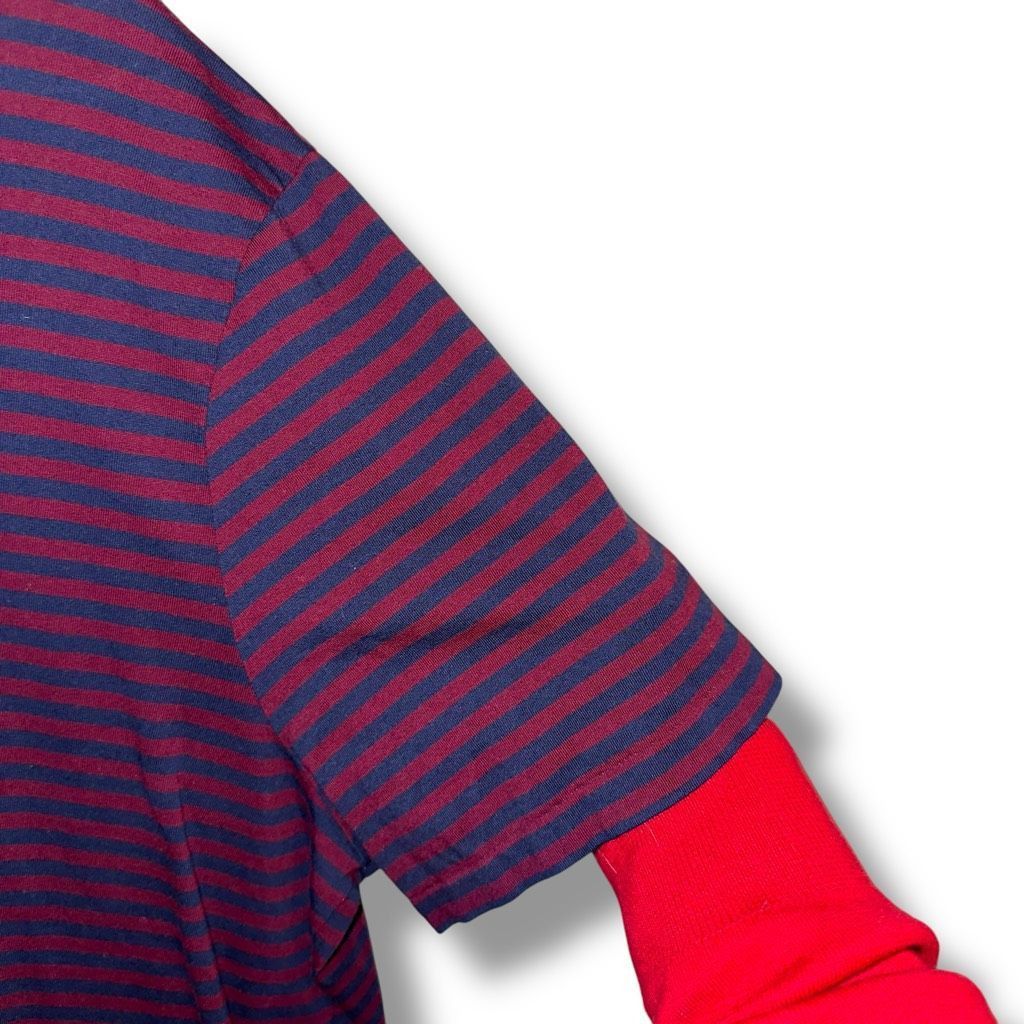 Polo Ralph Lauren Polo Ralph Lauren Nautical Navy & Wine Red Cotton S/S T-Shirt Sz XL Size US XL / EU 56 / 4 - 5 Thumbnail