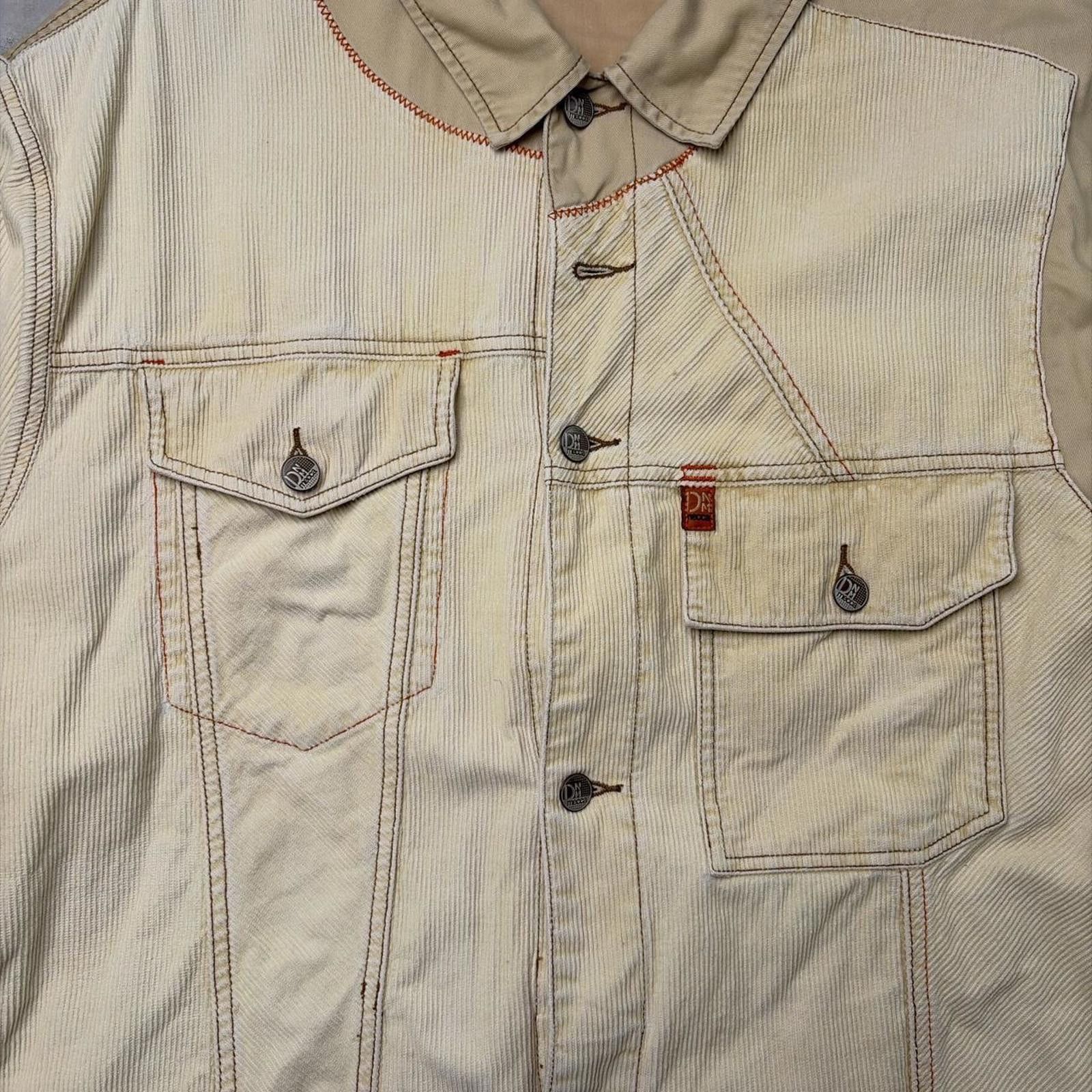 Other Y2K Mecca USA Patchwork Corduroy Denim Trucker Jacket Size US XL / EU 56 / 4 - 6 Thumbnail