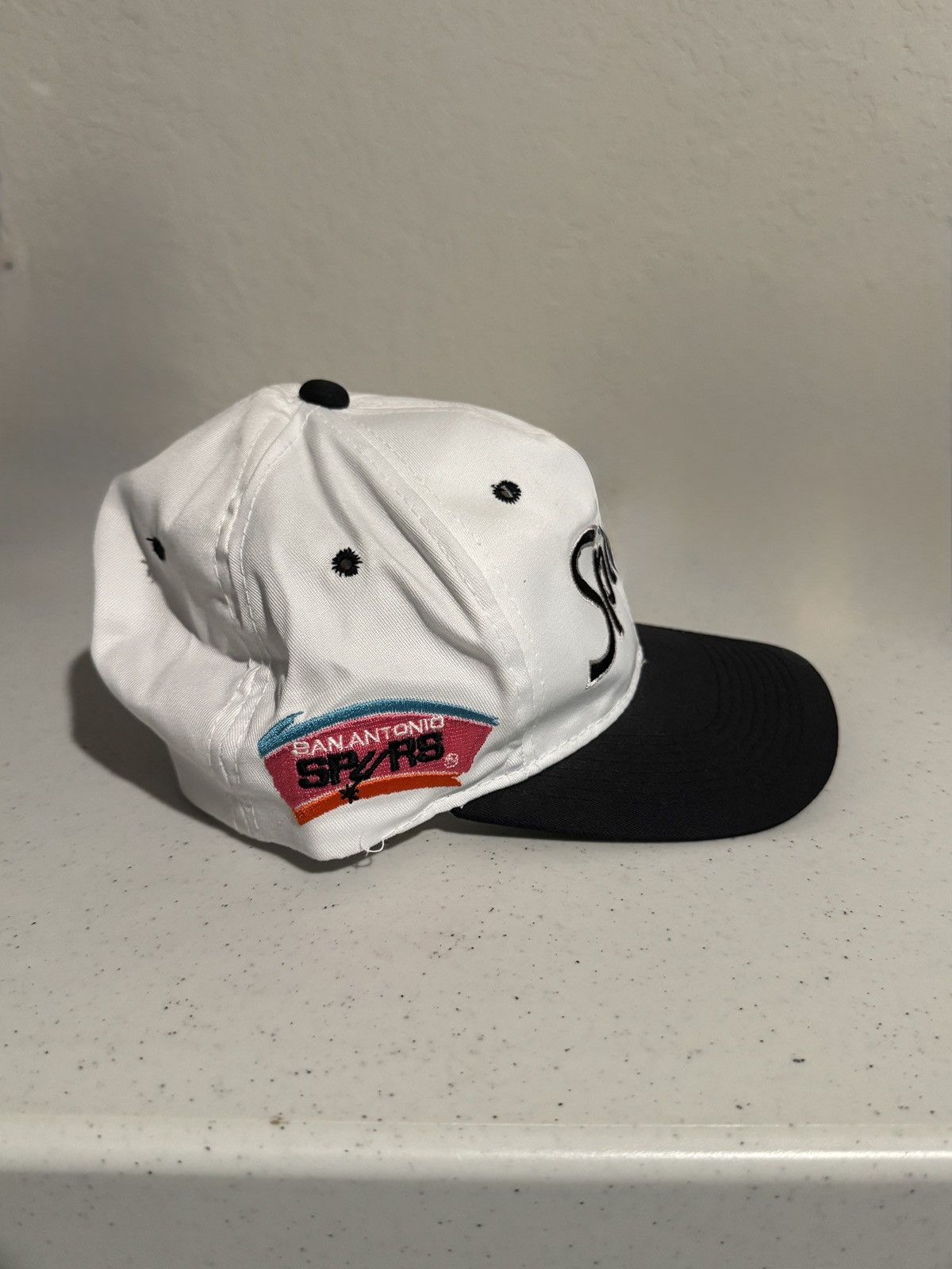Sports Specialties San Antonio Spurs snapback hat 1990’s Size ONE SIZE - 2 Thumbnail