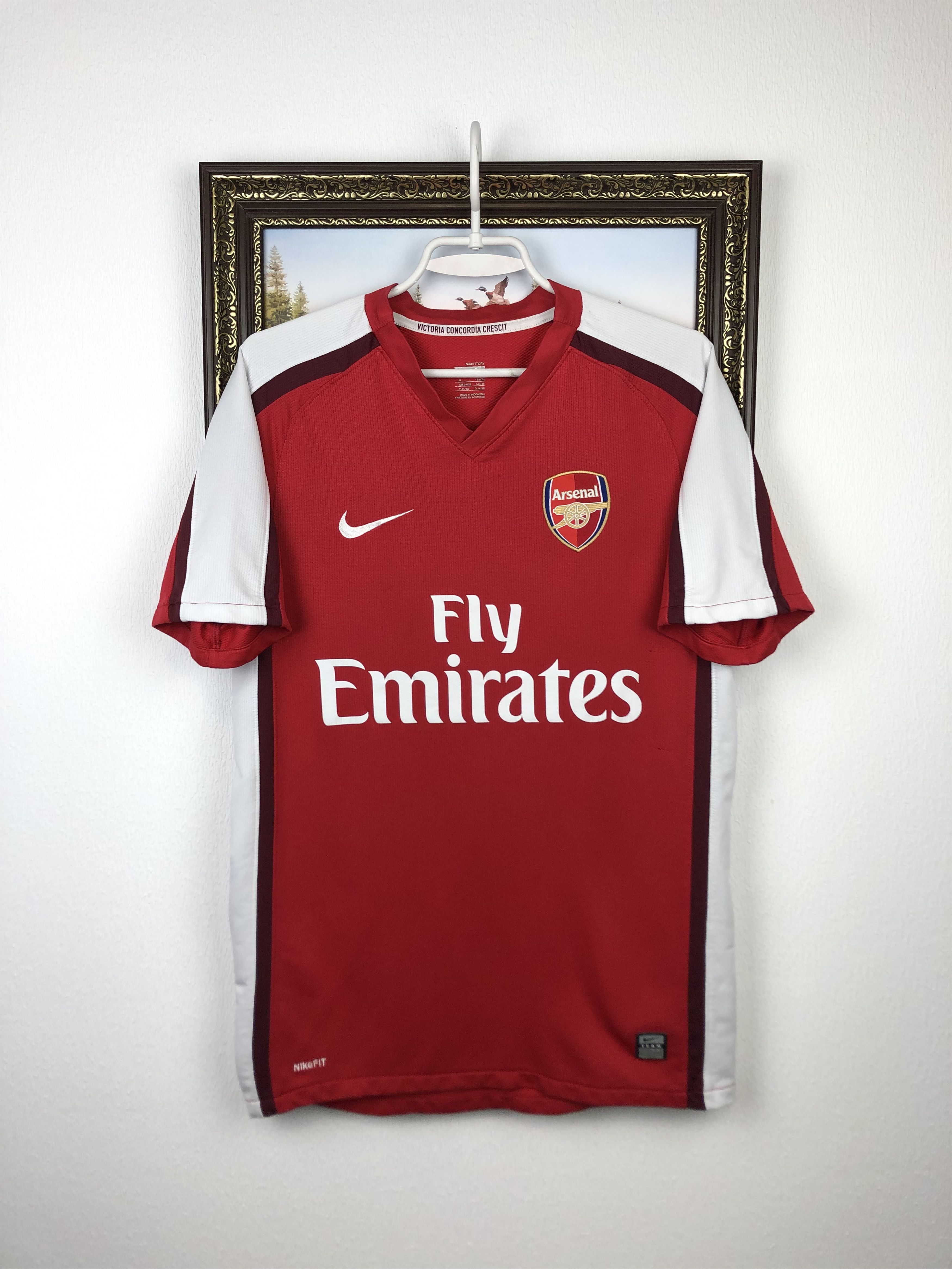Nike Arsenal football shirt 2008 Soccer Gunners Jersey Tee Hype Size US S / EU 44-46 / 1 - 1 Thumbnail