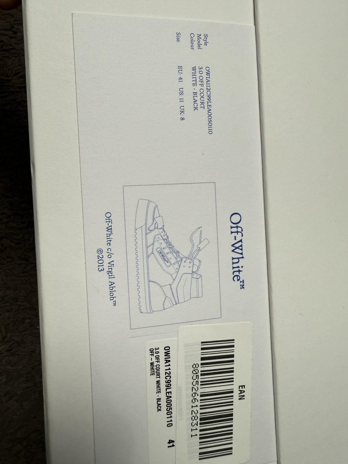 Off-White Off-White 3.0 Off Court 8 Size US 8 / EU 41 - 7 Thumbnail