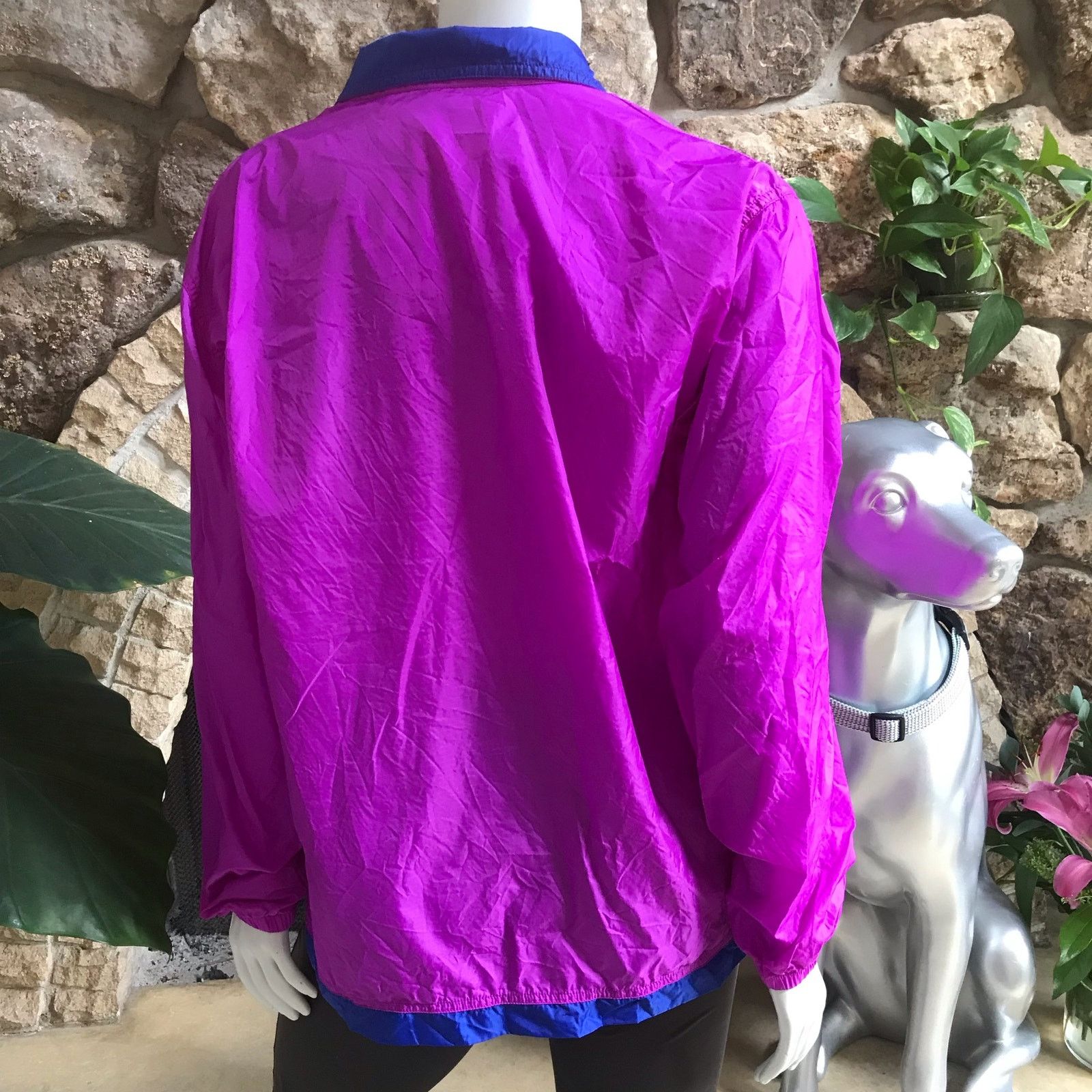 L.L. Bean Vintage 90's L.L. Bean 1/4 Zip Purple Windbreaker Size Small Size S / US 4 / IT 40 - 3 Thumbnail