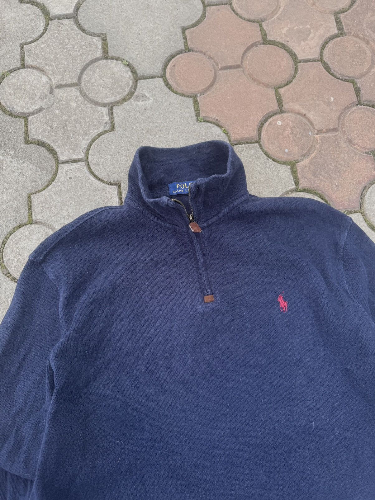Polo Ralph Lauren × Ralph Lauren × Vintage Polo Ralph Lauren 1/4 Zip Hoodie Old money style Size US M / EU 48-50 / 2 - 3 Thumbnail