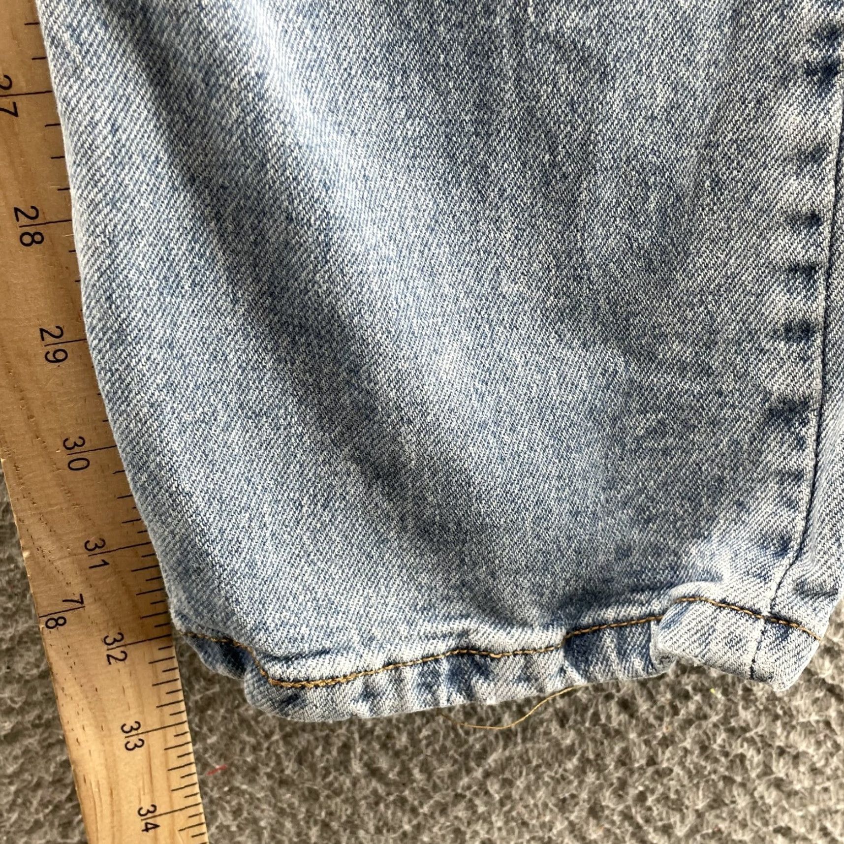 Lee VINTAGE Lee Jeans Men 32x32 Relaxed Straight Denim 90s Workwear Streetwear Y2k blue 32x32 5-Pocket Mens Jeans Size US 32 / EU 48 - 3 Thumbnail