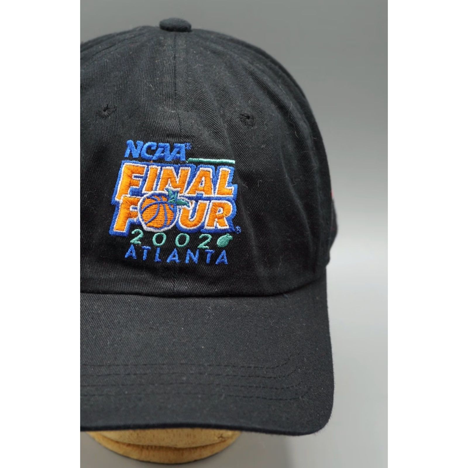 NCAA VINTAGE NCAA Final Four 2002 Atlanta Hat Mountain Dew Men's Adjustable Black Cap Size ONE SIZE - 2 Thumbnail