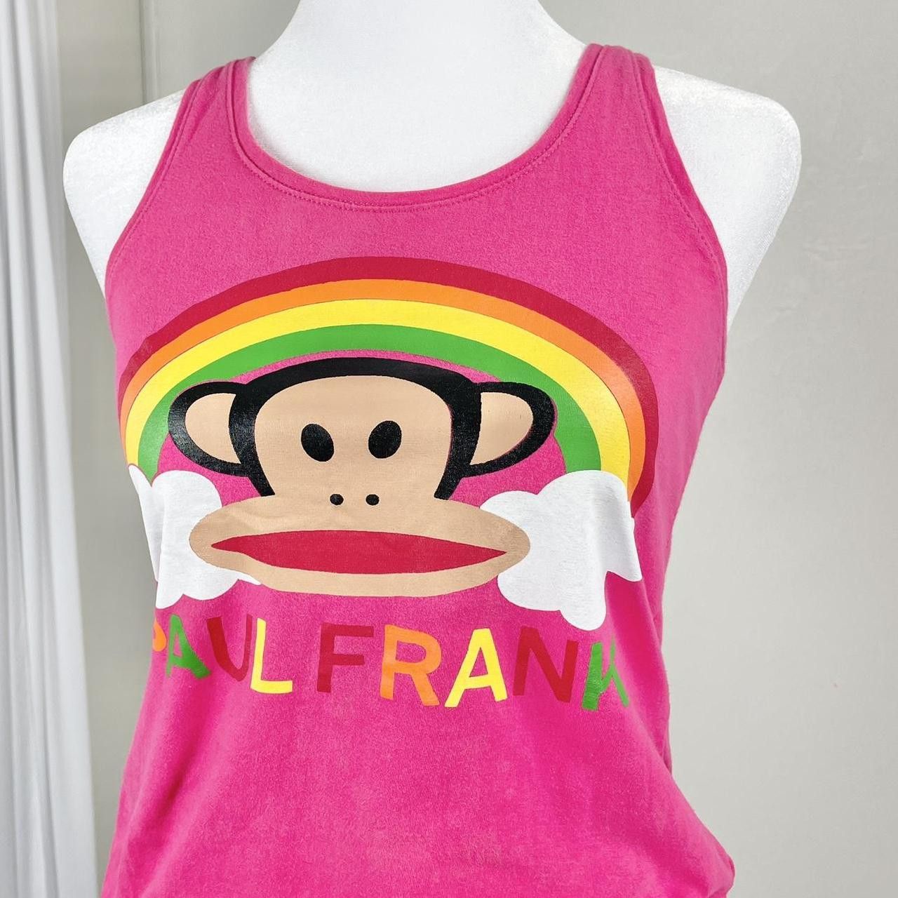 Paul Frank Pink Paul Frank Julius & Friends Rainbow Graphic Tank Top Size S / US 4 / IT 40 - 1 Thumbnail