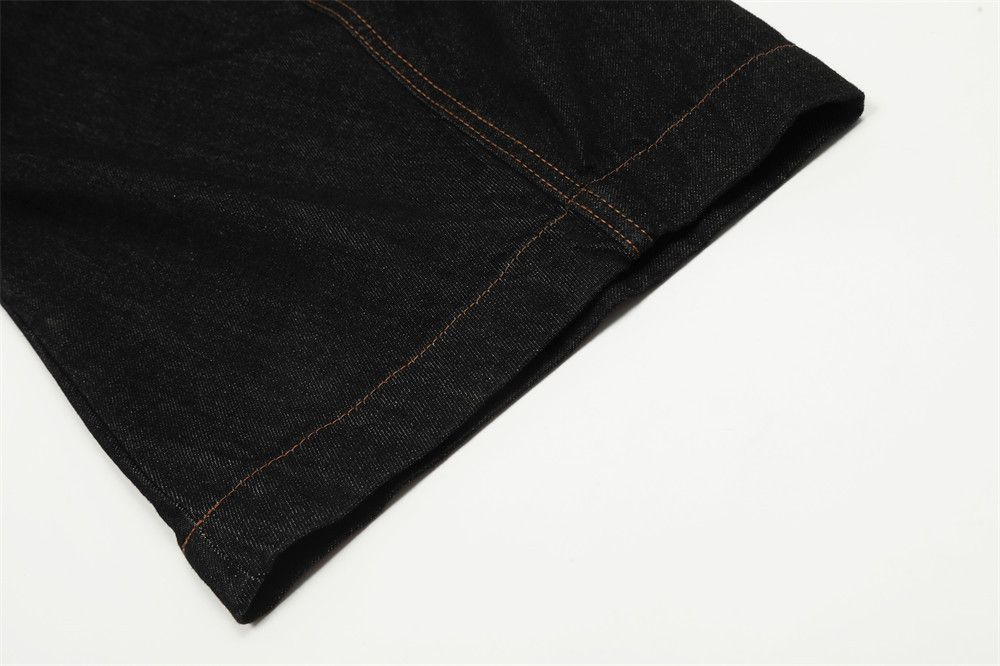 Japanese Brand × Jean Men's washed all-match loose wide-leg scimitar jeans Size US 32 / EU 48 - 7 Thumbnail