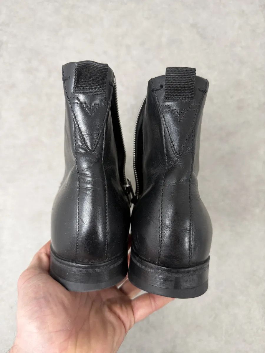 Diesel Diesel Black Classy Leather Boots Size US 11 / EU 44 - 7 Thumbnail
