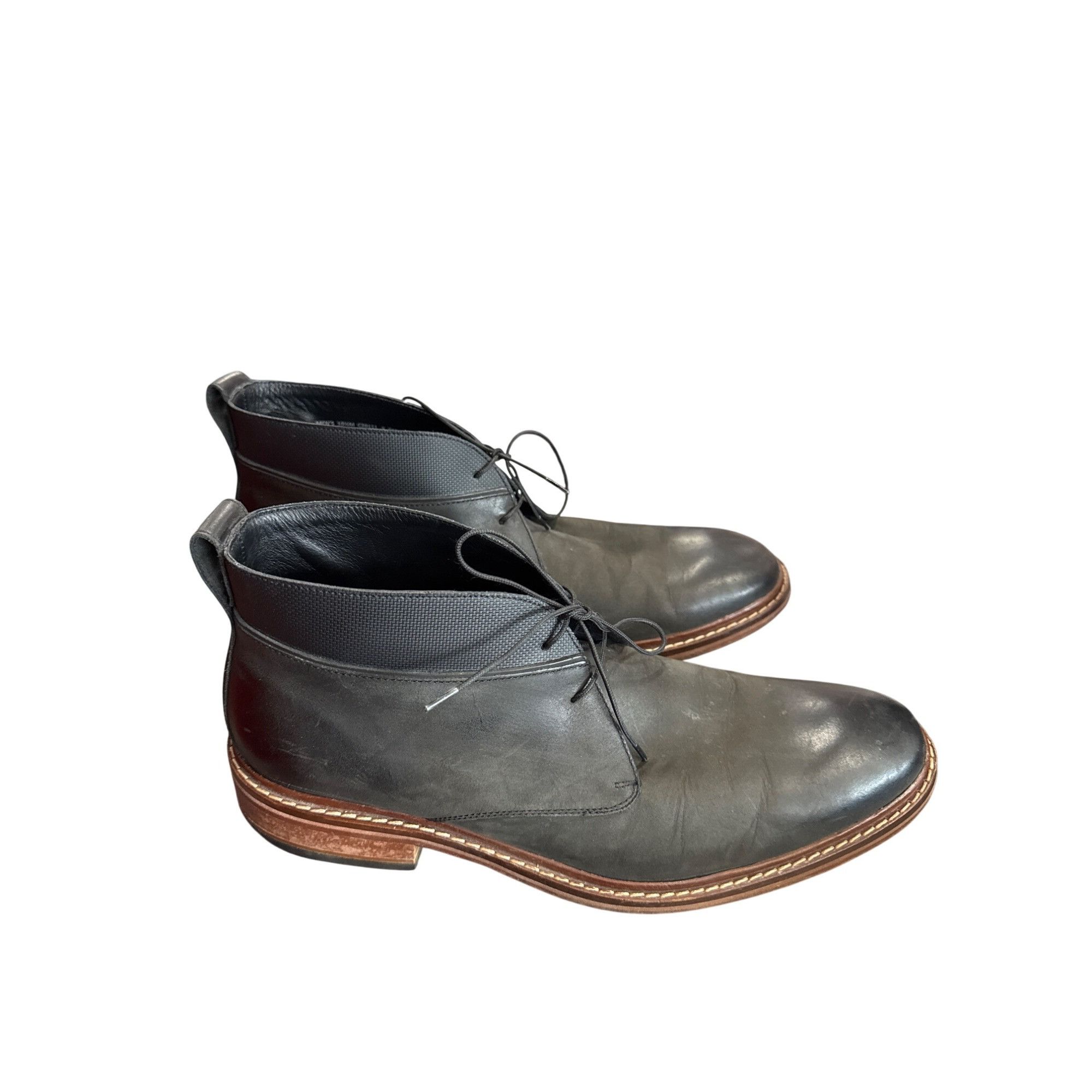Cole Haan Cole Haan Mens Green Leather Chukka Boots Size 10.5M SKU8118 Size US 10.5 / EU 43-44 - 3 Thumbnail