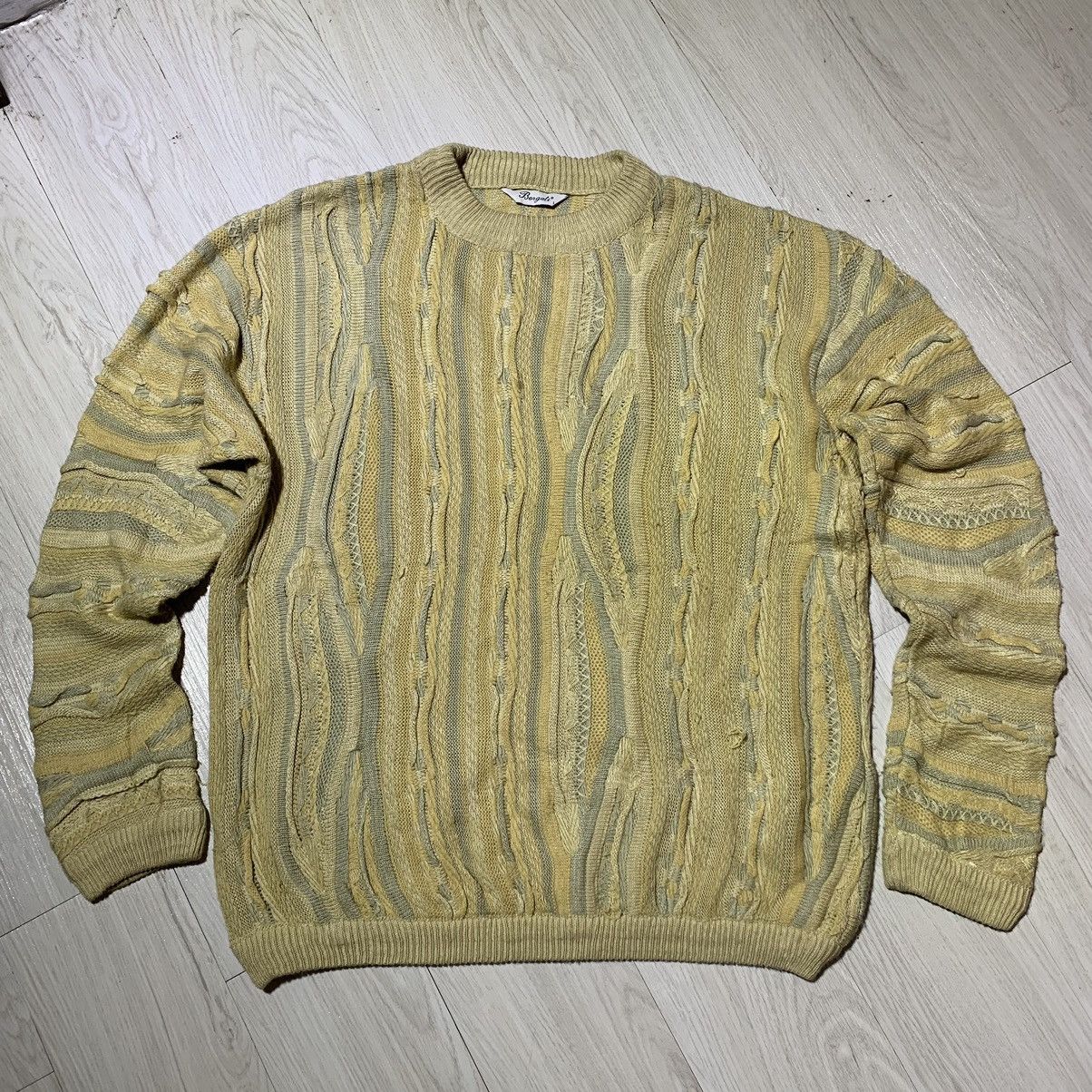 Other Cable Knit by Bergati Like A Coogi Size US L / EU 52-54 / 3 - 2 Thumbnail
