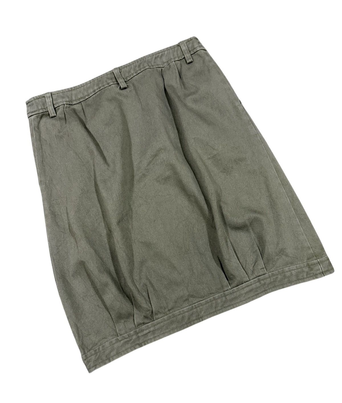 A.P.C. Vtg✅A.P.C Rue De Fleurus Olive Green Button Ups Mini Skirt Size 26" / US 2 / IT 38 - 17 Thumbnail