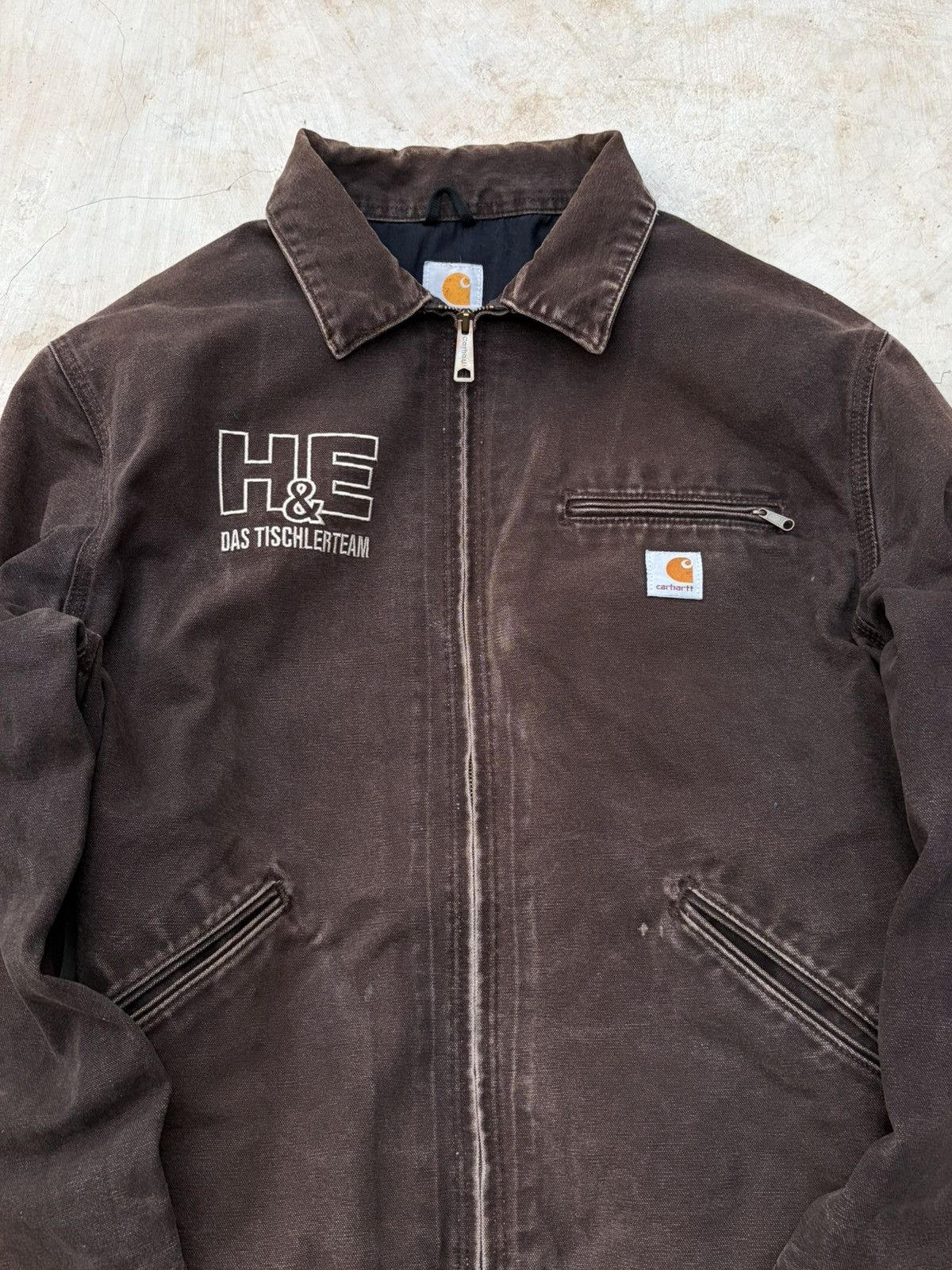 Carhartt Vintage 00s Carhartt Detroit Jacket European DKB Size US L / EU 52-54 / 3 - 4 Thumbnail