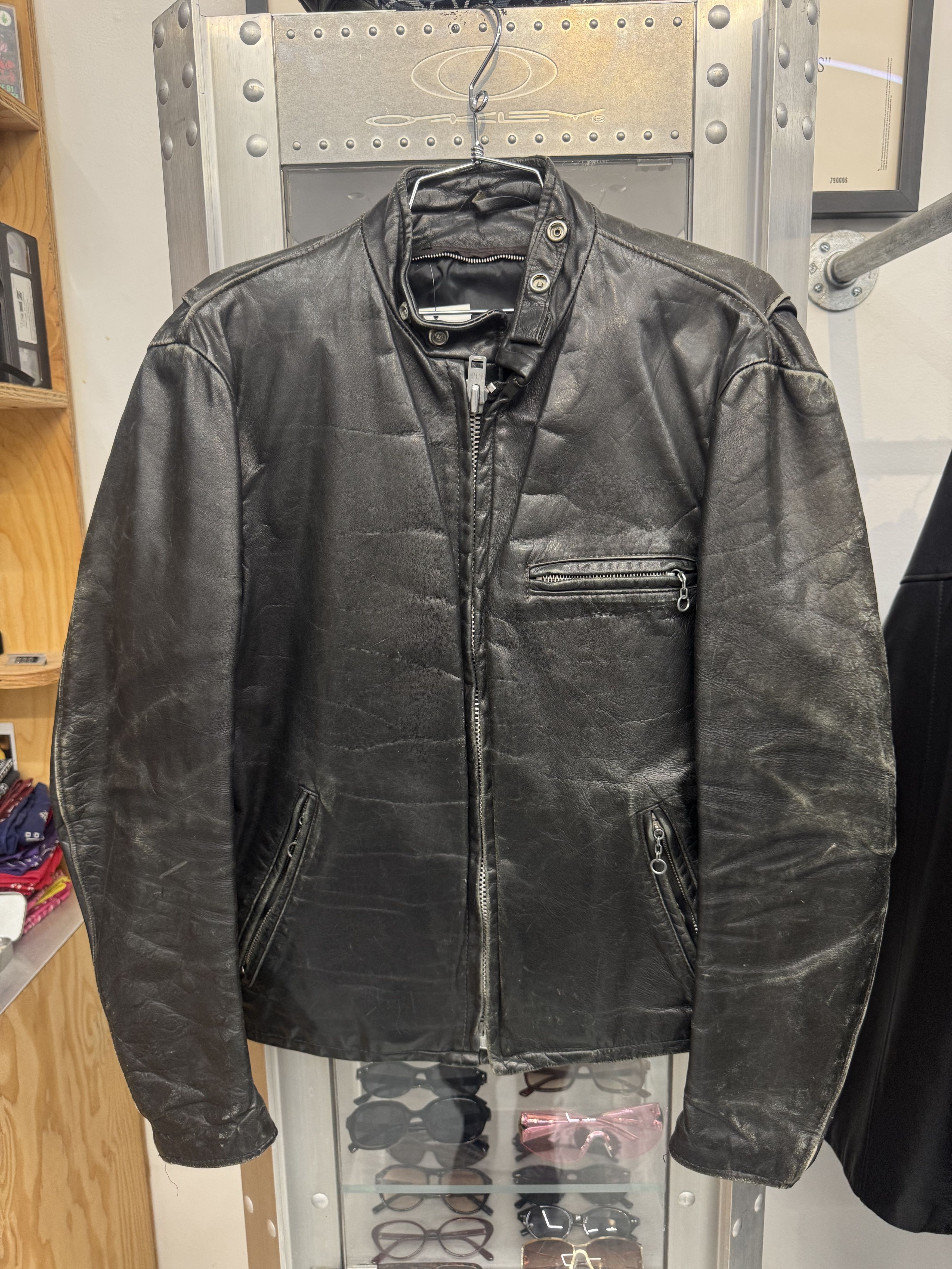 Schott Vintage Schott Leather Jacket Size US M / EU 48-50 / 2 - 1 Thumbnail