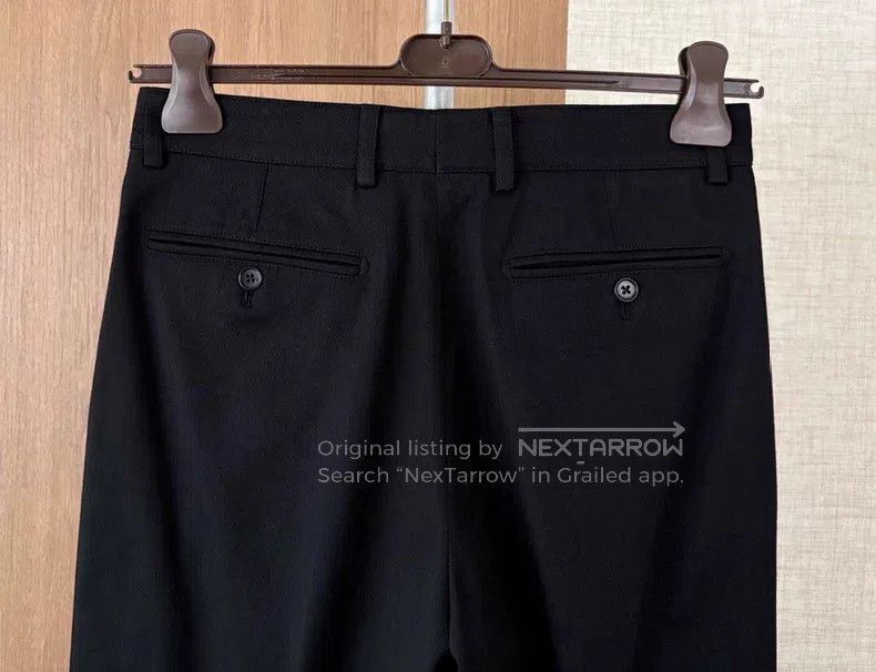 Hermes Hermes Autumn-Winter Men's Gabardine Pleated Casual Pants Size US 38 / EU 54 - 8 Thumbnail