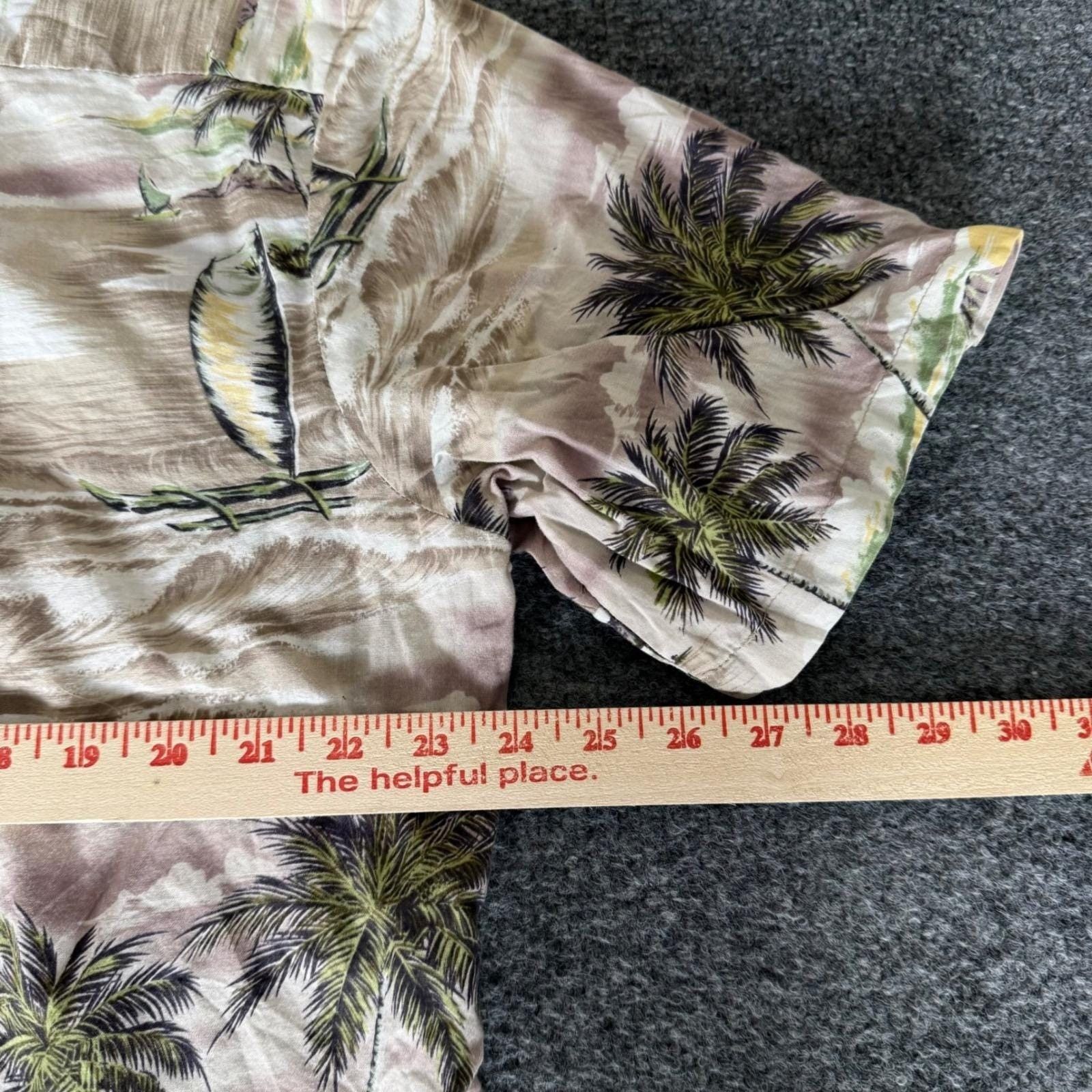 Hilo Hattie Hilo Hattie Mens XL Hawaiian Shirt Aloha Tropical Palm Tree Size US XL / EU 56 / 4 - 4 Thumbnail
