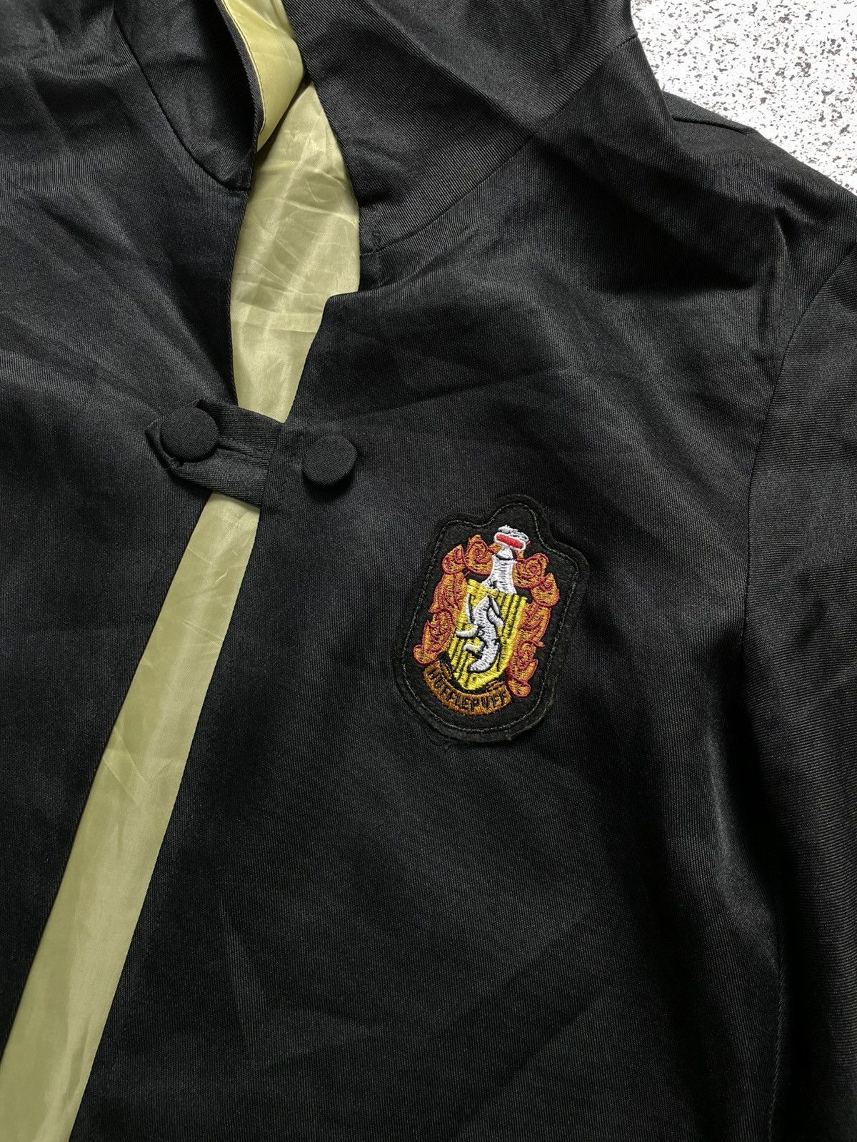 Anime Harry Potter Hufflepuff Gothic Cloak Cosplay Jacket vkei Size US M / EU 48-50 / 2 - 3 Thumbnail
