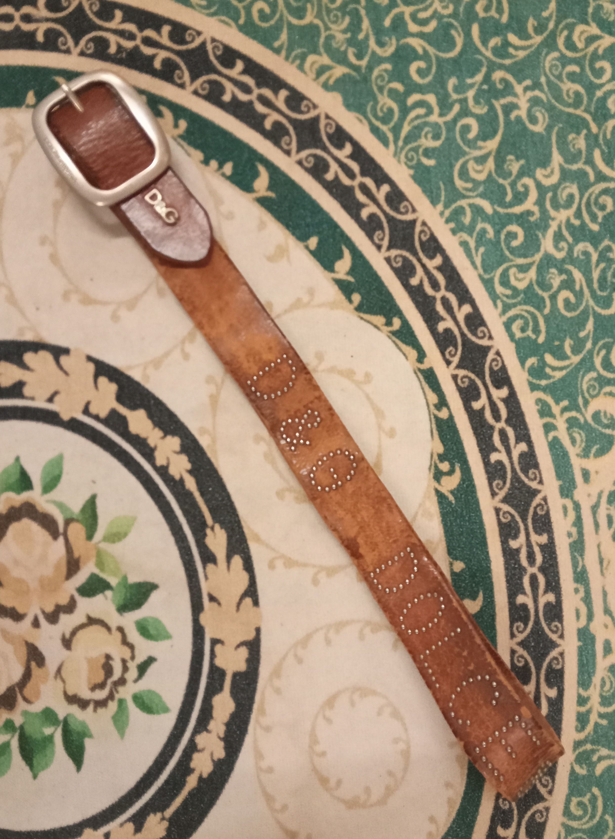 Dolce & Gabbana Vintage Dolce & Gabbana Rare Studs Leather Belt Size 36 - 9 Thumbnail
