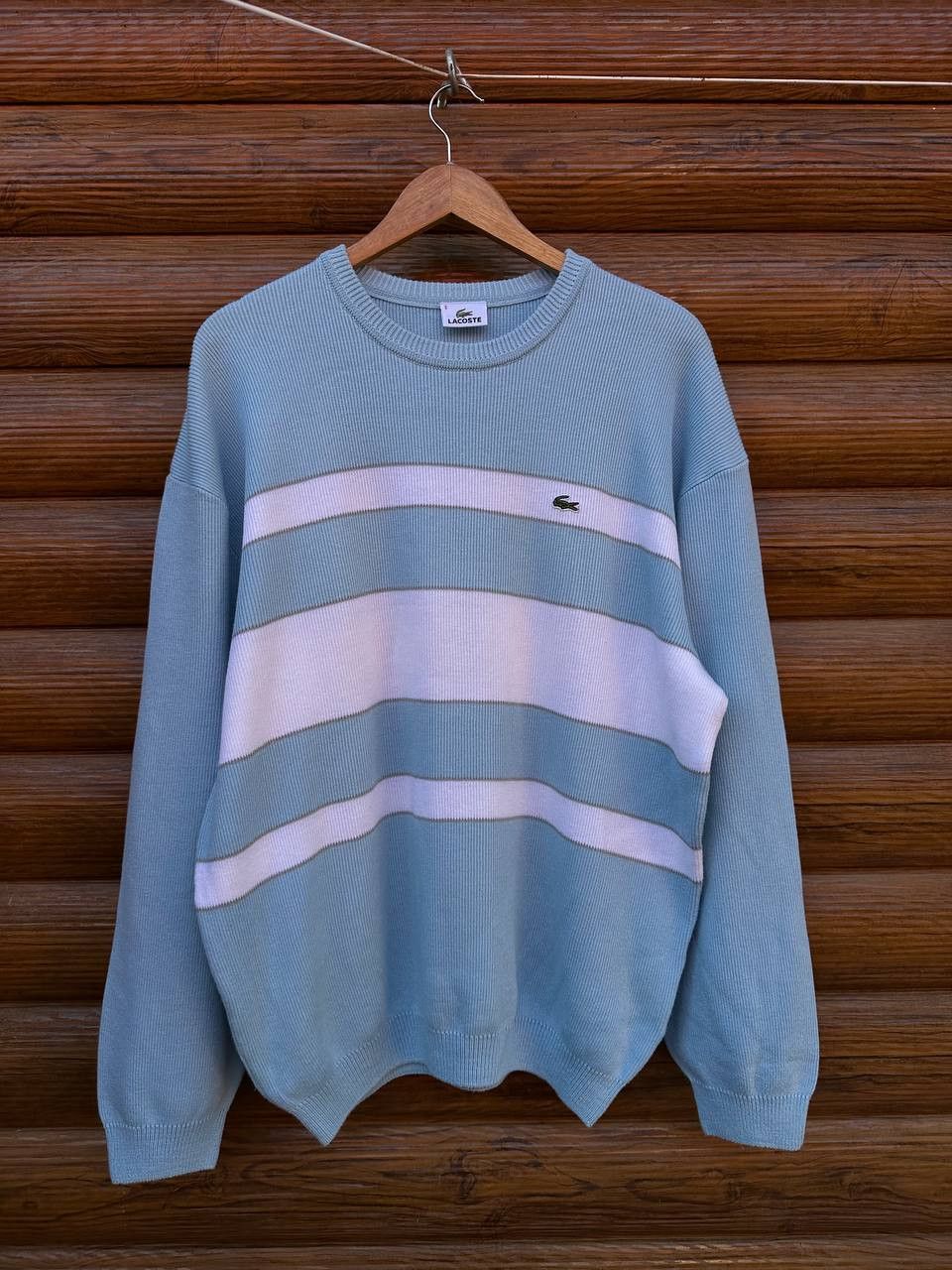 Lacoste × Vintage Vintage Lacoste Knit Sweater Size US XL / EU 56 / 4 - 1 Thumbnail