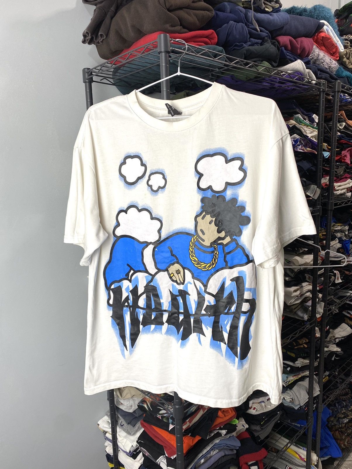 Japanese Brand 00’s Vintage Rap T Shirt Hip Hop Graffiti Graphic Art Size US XL / EU 56 / 4 - 1 Thumbnail