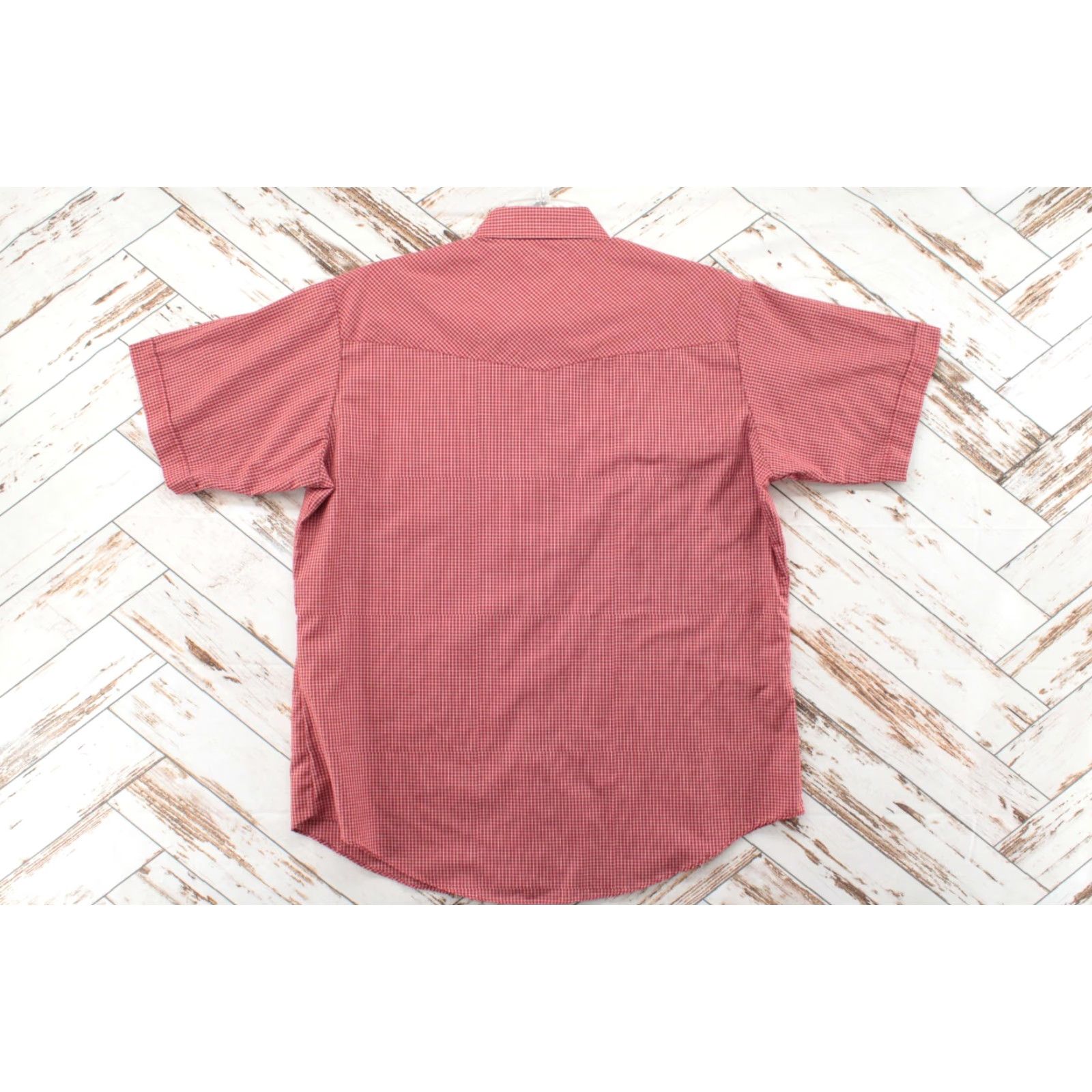 Vintage VINTAGE Ely Cattleman Shirt Men’s XL Red Checks Short Sleeve Pearl Snap Cowboy Size US XL / EU 56 / 4 - 2 Thumbnail