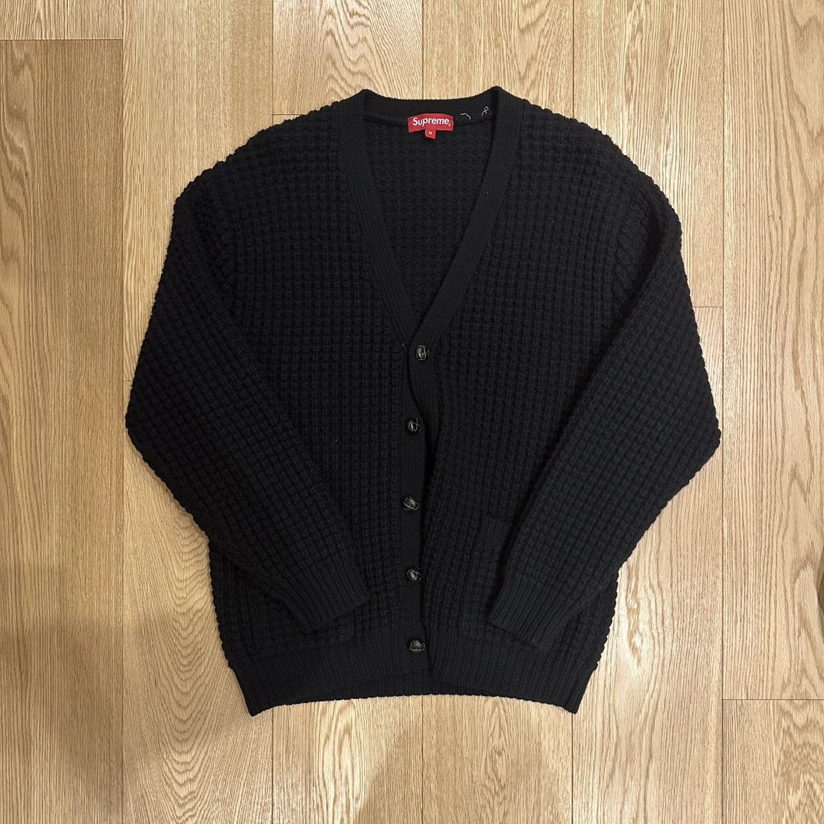 Supreme Supreme Waffle Knit Cardigan | Grailed