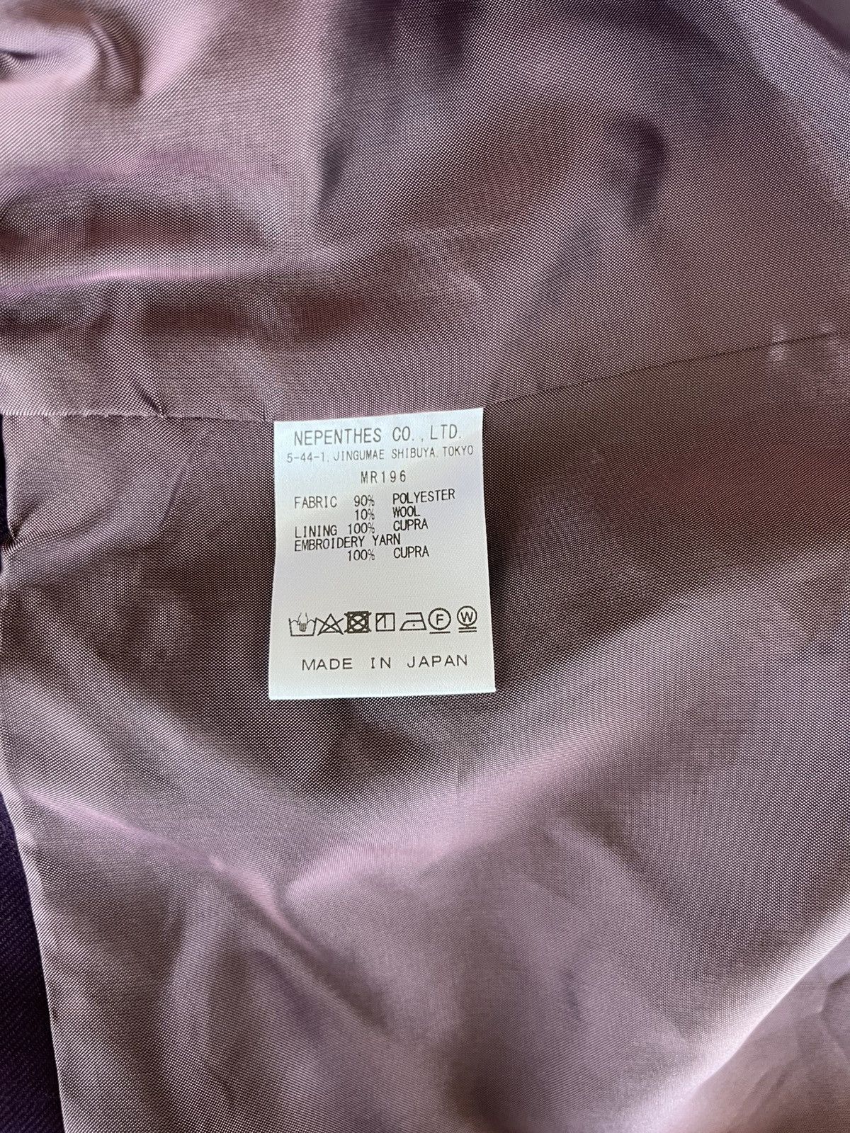 Needles Needles - Sport Jacket Gabardine Purple Size US M / EU 48-50 / 2 - 8 Thumbnail