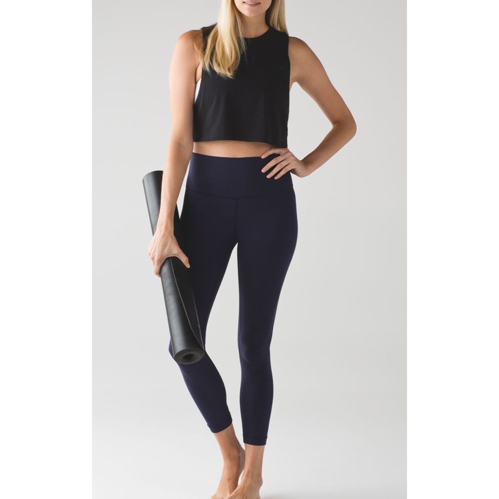 Lululemon Lululemon Muscle Love Crop Tank top Y2K Black Large A003641 Size L / US 10 / IT 46 - 1 Thumbnail