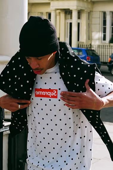 Comme des Garcons SHIRT × Supreme Supreme x CdG Box Logo Polka Dot 2012 Tee Size US L / EU 52-54 / 3 - 7 Thumbnail