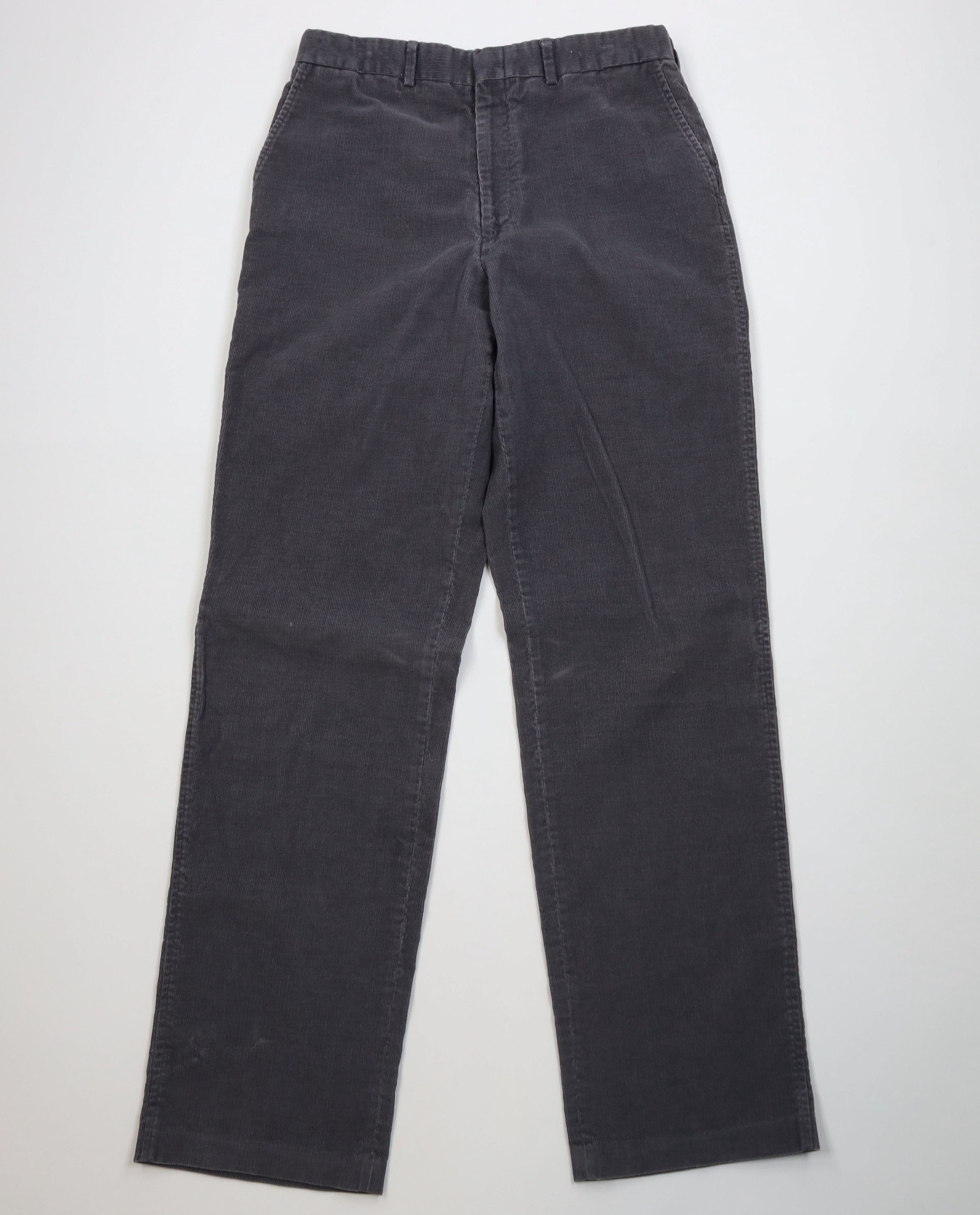Lands' End Vintage 80s Lands End Wide Leg Corduroy Pants Gray USA Size US 32 / EU 48 - 1 Thumbnail