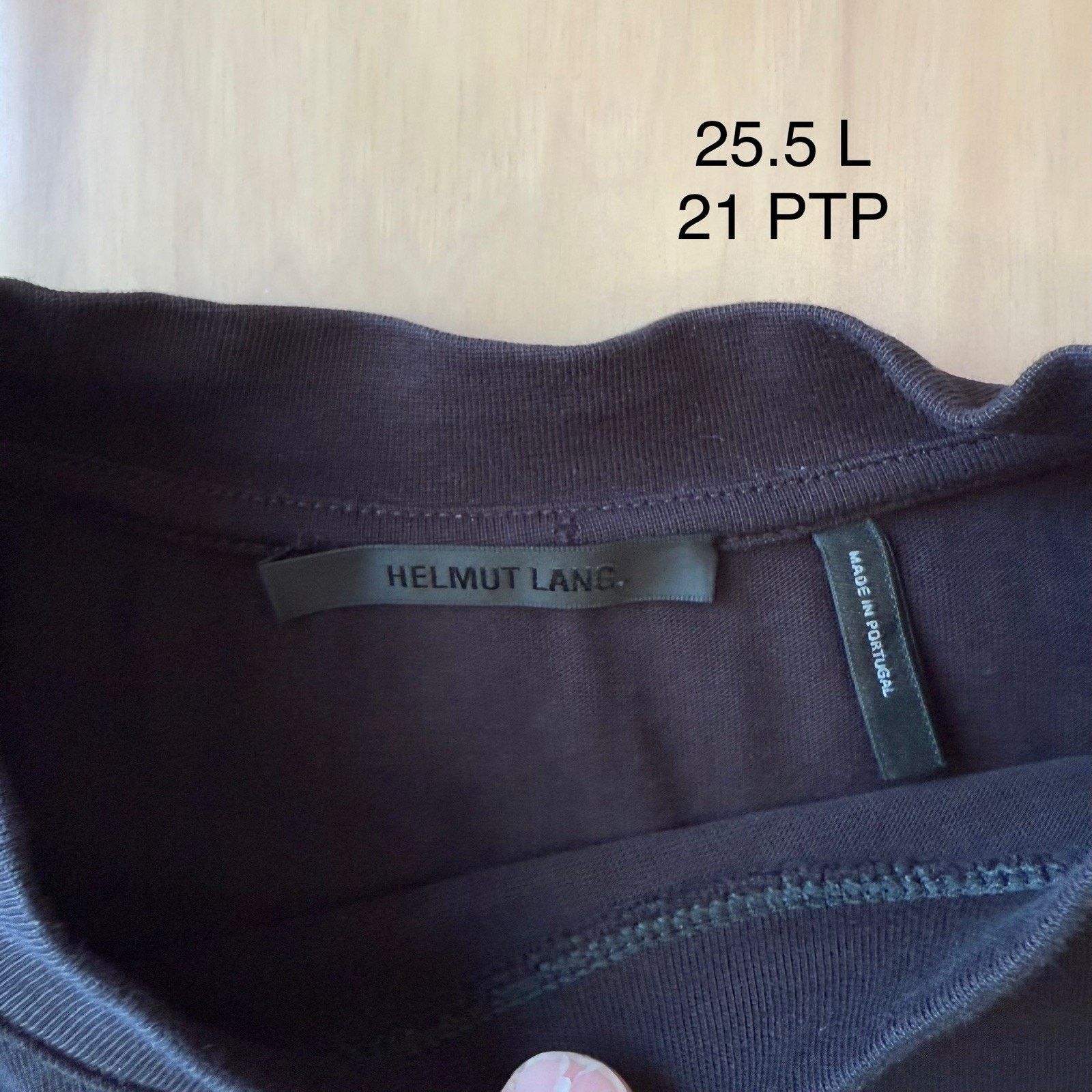 Helmut Lang Helmut Lang Shirt Medium Black Smart People Wear Casual Size US M / EU 48-50 / 2 - 6 Thumbnail