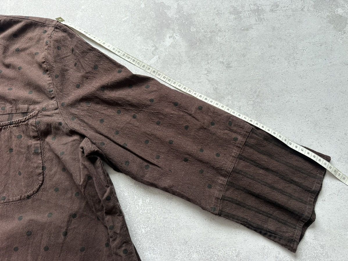 Gudrun Sjoden Gudrun Sjoden Organic Cotton Linen Polka Long Sleeve Blouse Size L / US 10 / IT 46 - 10 Thumbnail