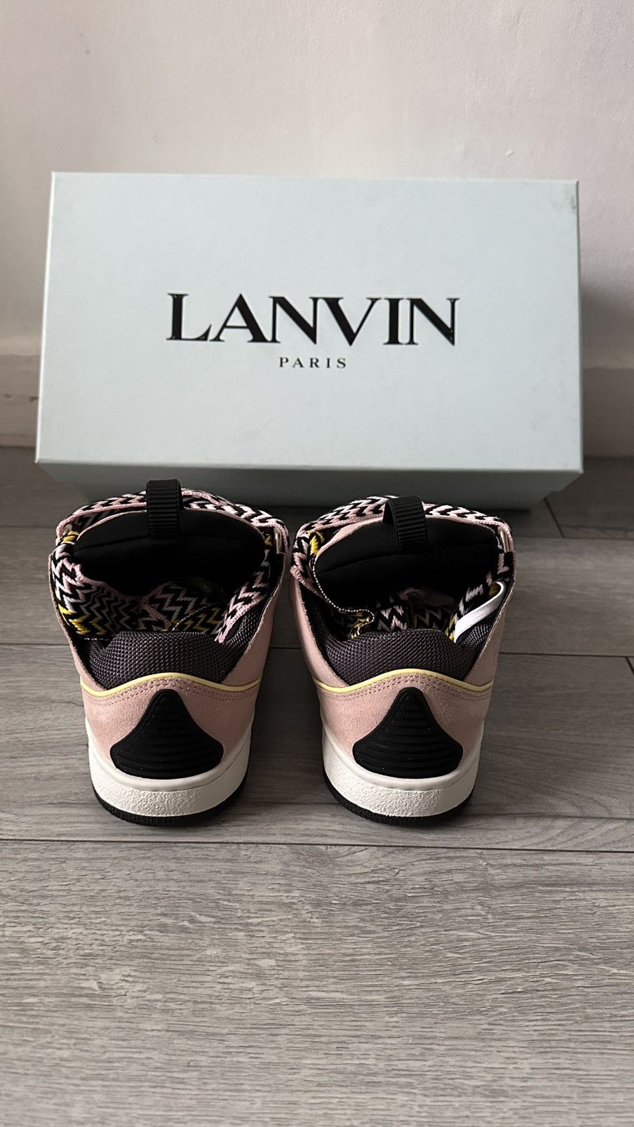 Lanvin Lanvin Curb Sneaker Pink Black Yellow Size US 5 / IT 35 - 3 Thumbnail