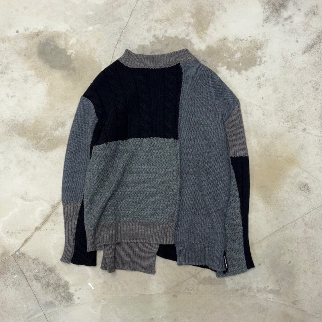 Isamu Katayama Backlash [M] Isamu Katayama Backlash Patchwork Knit Size US M / EU 48-50 / 2 - 2 Thumbnail