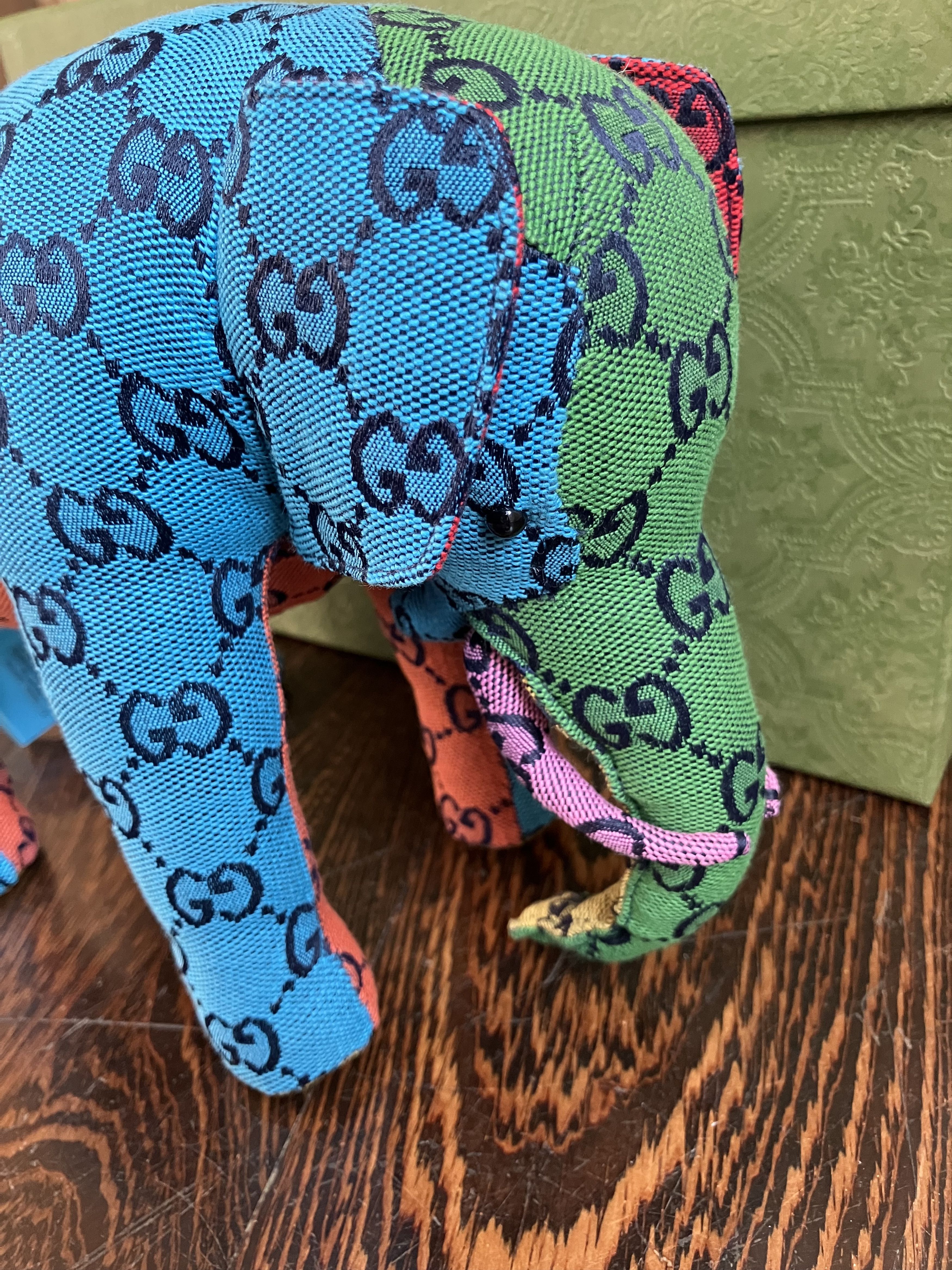 Gucci GG Canvas decorative stuffed elephant | Grailed