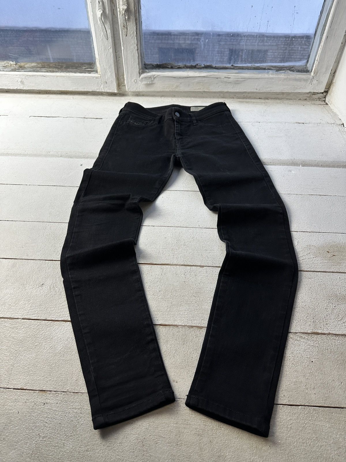 Diesel 🚨 DIESEL AVANT GARDE GOTHIC WOMEN JEANS LOGO IFSIXWASNINE Size 26" / US 2 / IT 38 - 1 Thumbnail