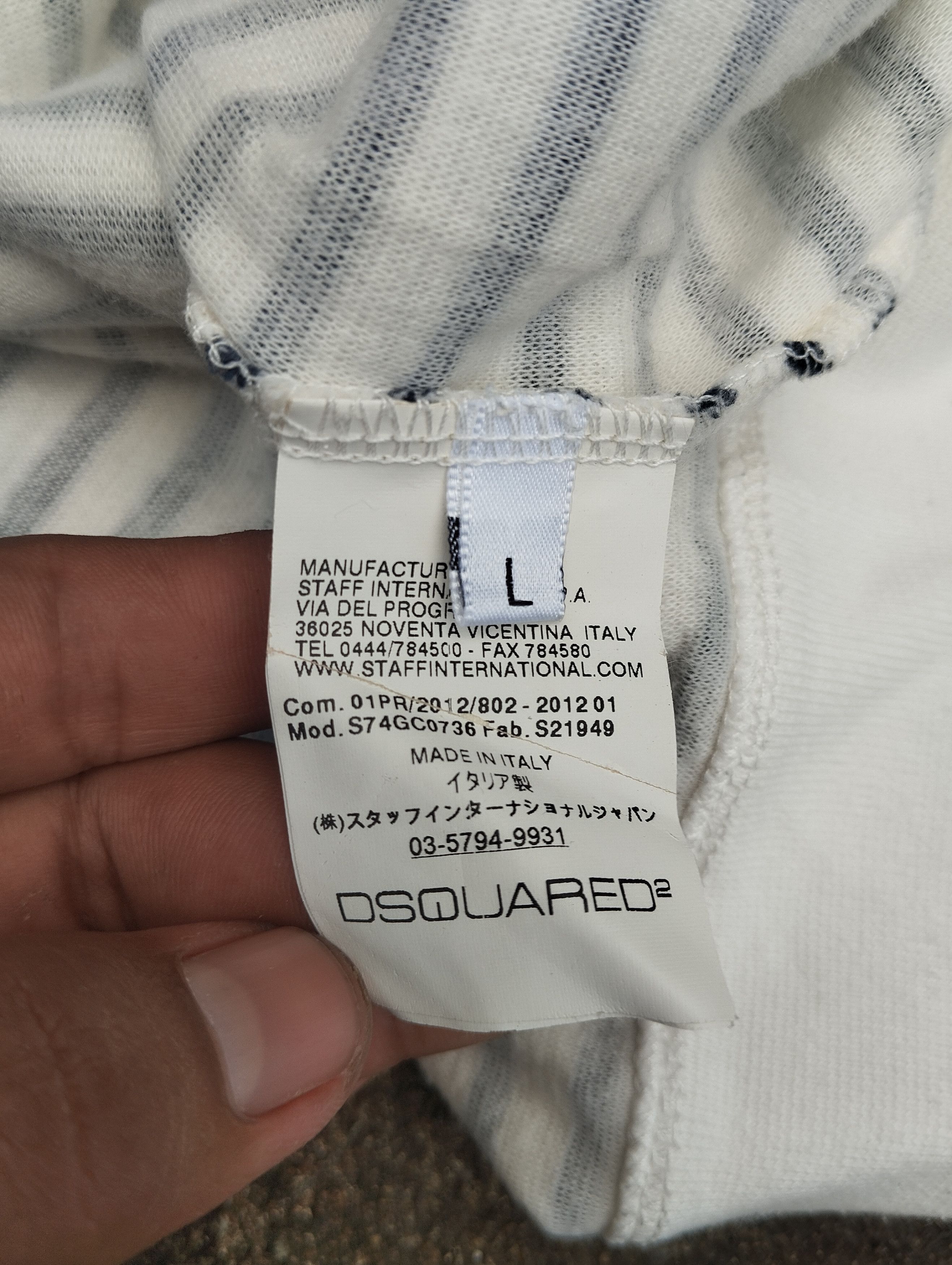 Dsquared2 × Japanese Brand Dsquared2 long Sleeve ifsixwasnine Size US L / EU 52-54 / 3 - 9 Thumbnail