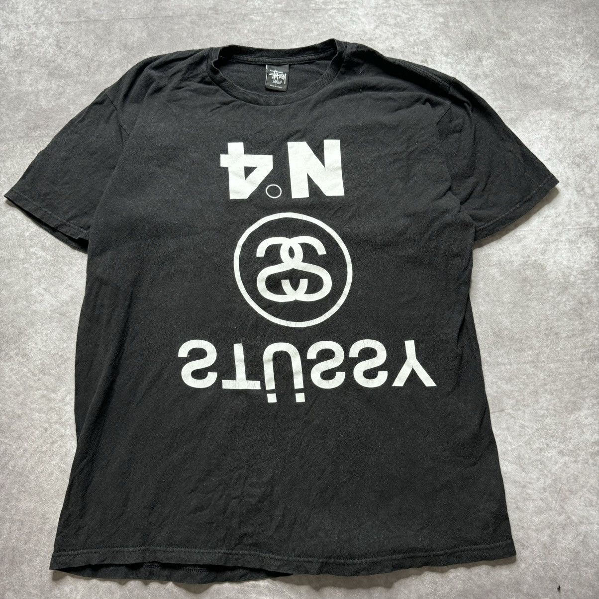Stussy × Vintage Stussy Reverse N4 Tee Size US M / EU 48-50 / 2 - 1 Thumbnail