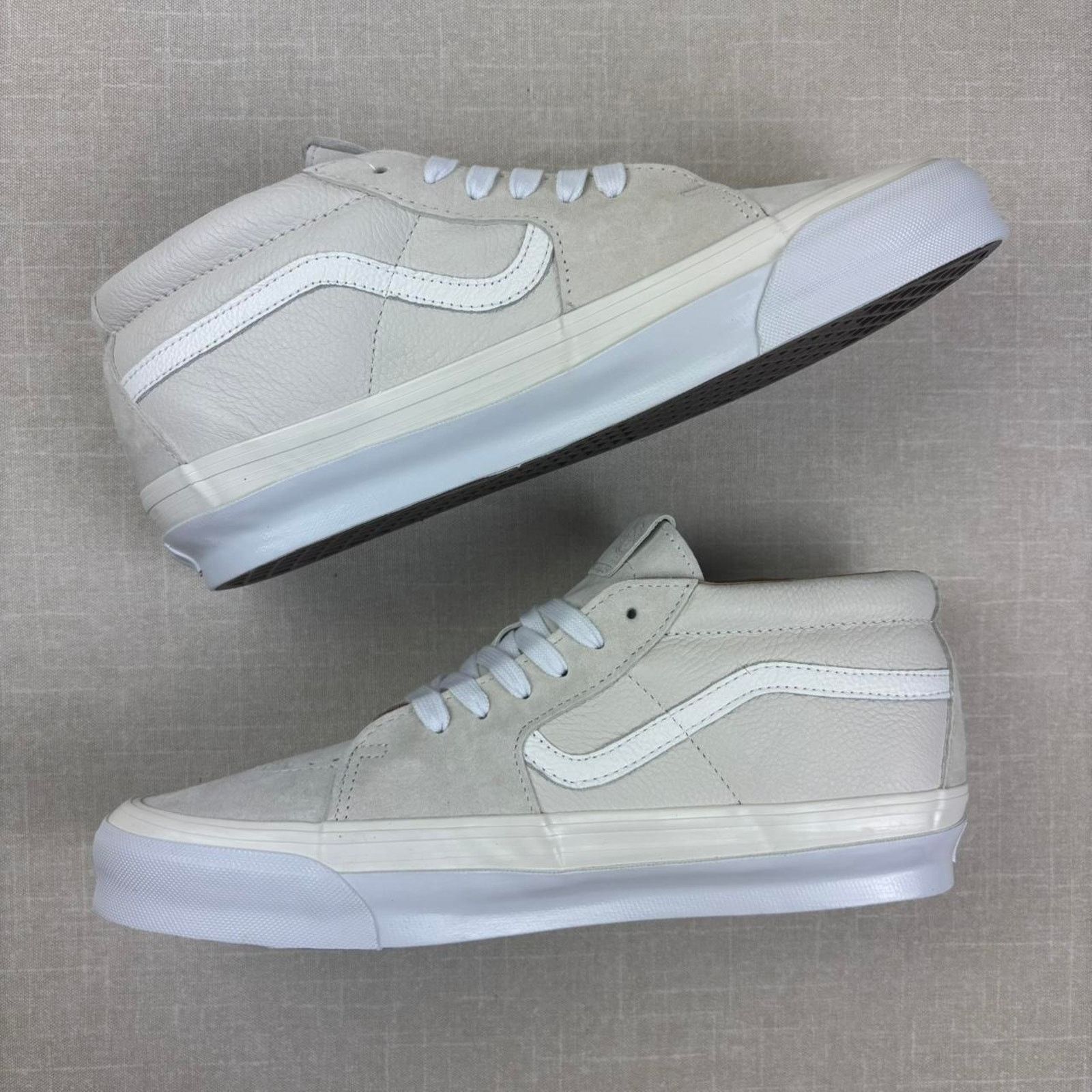 Vans 🏳️ Vans Vault OG Sk8-Mid LX “Blanc De Blancs” 9.5M Size US 9.5 / EU 42-43 - 4 Thumbnail